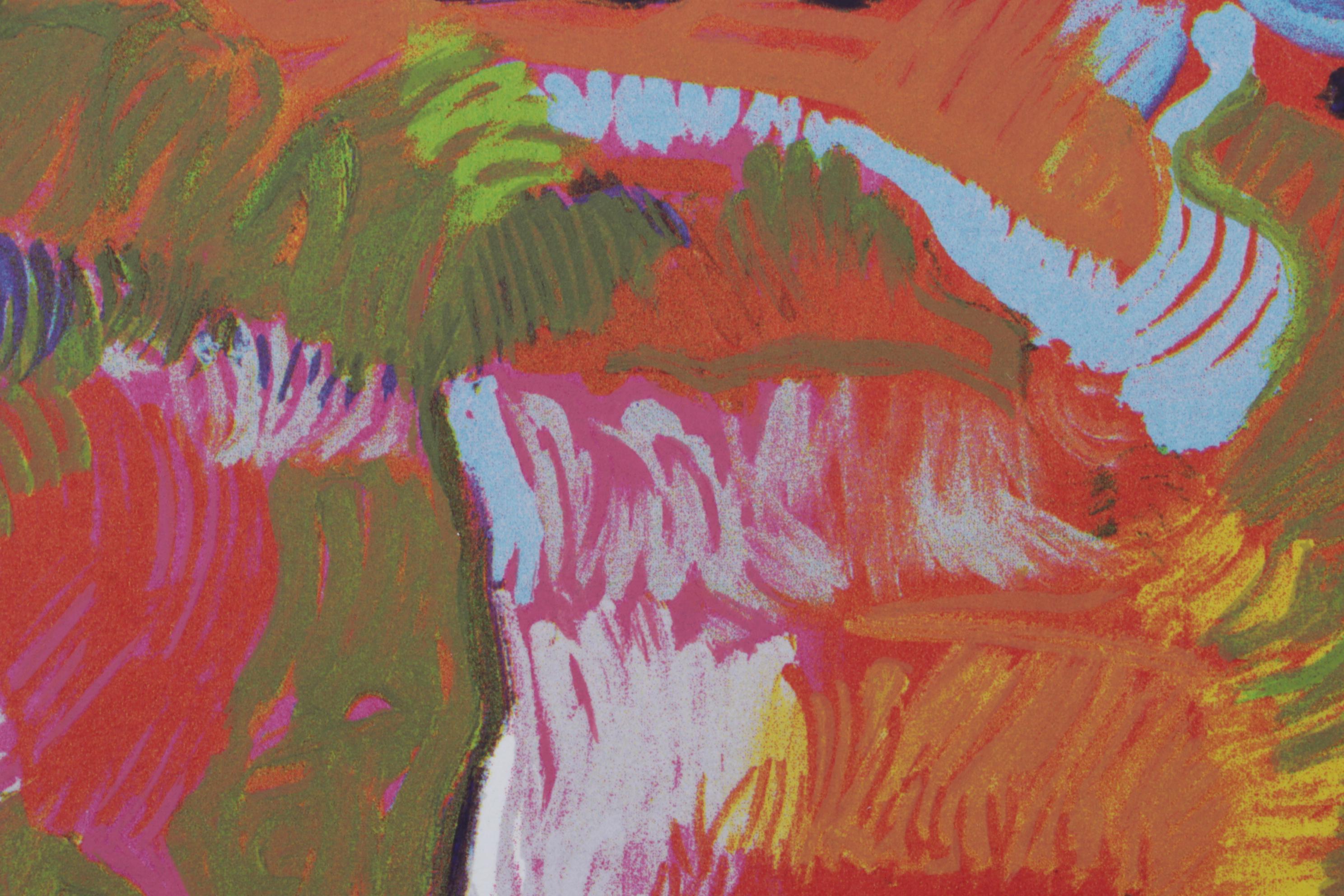 John Nieto Serigraph "Mexican Grey Wolf," 1996