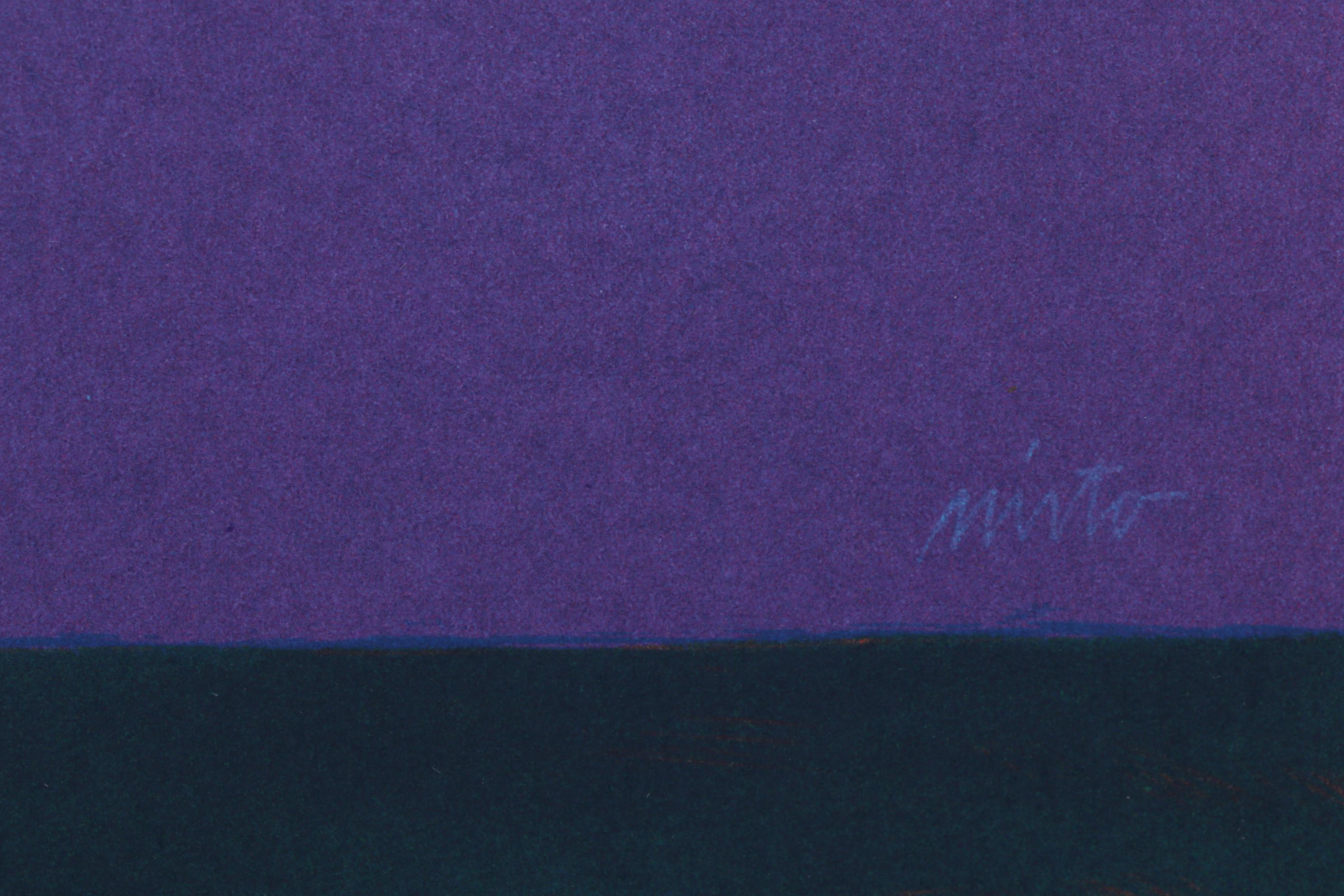 John Nieto Serigraph "Mexican Grey Wolf," 1996