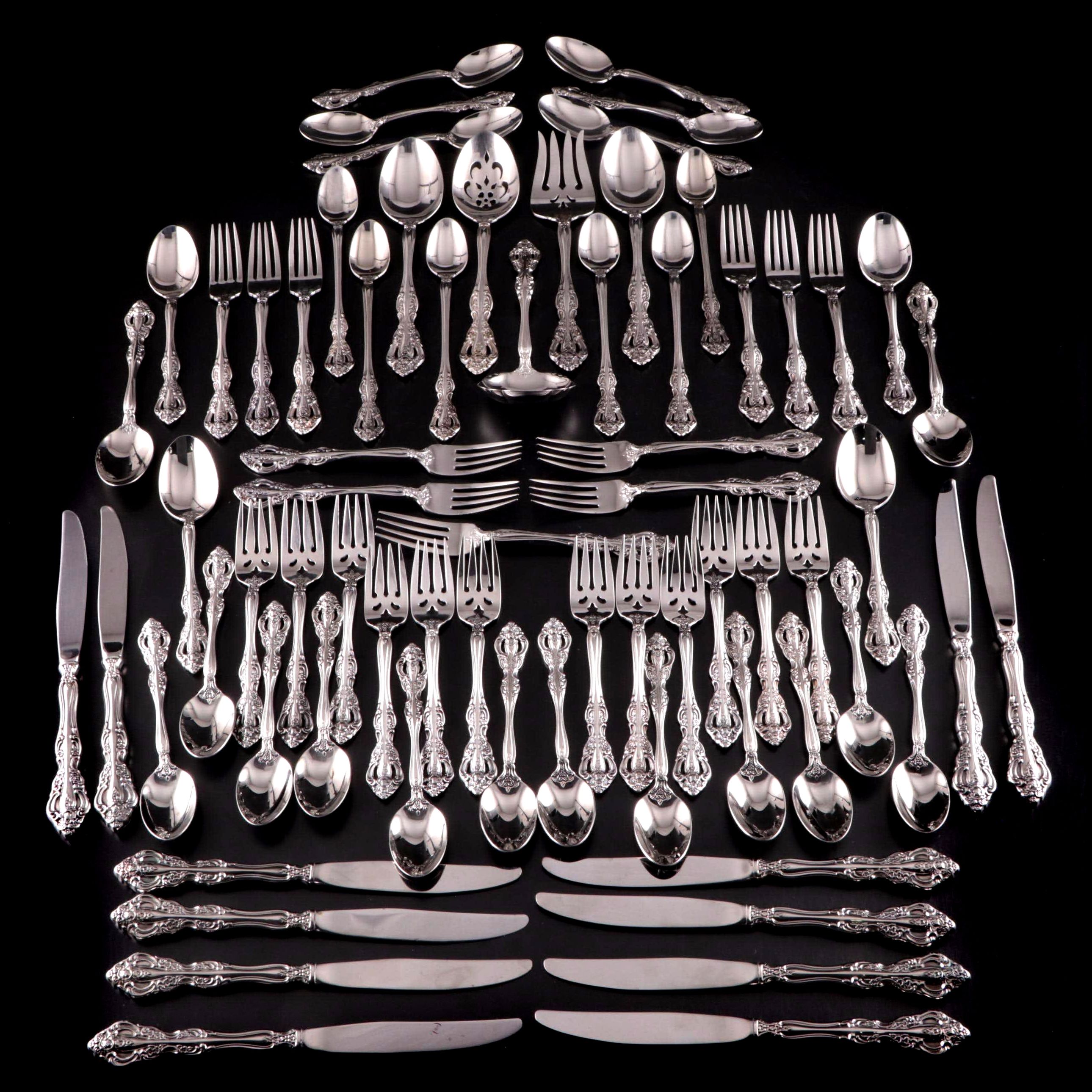 Oneida "Michelangelo" Stainless Steel Flatware and Serving Utensils