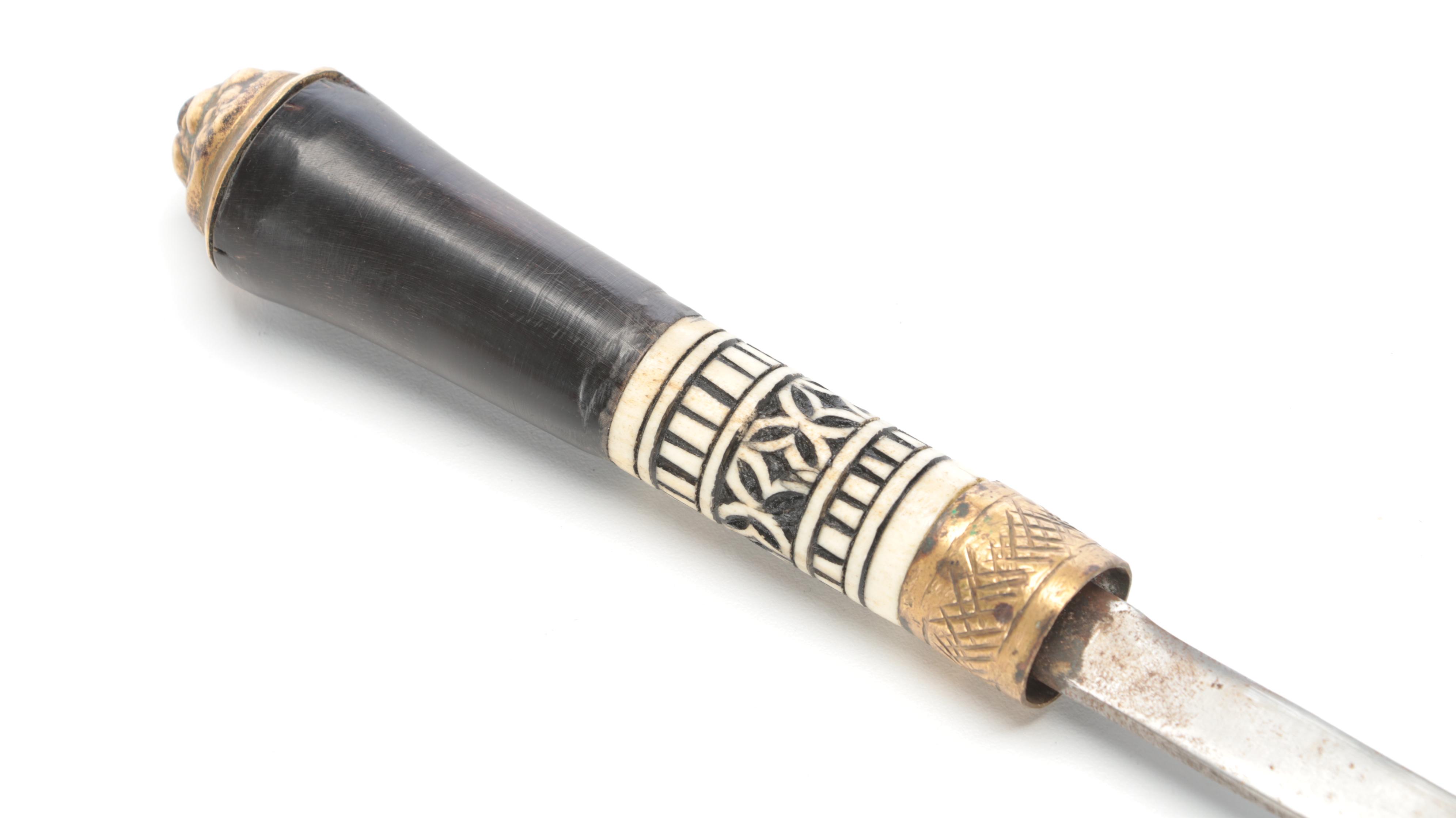 French M1866 Chassepot Bayonet Sword With Wood and Bone Sword Cane