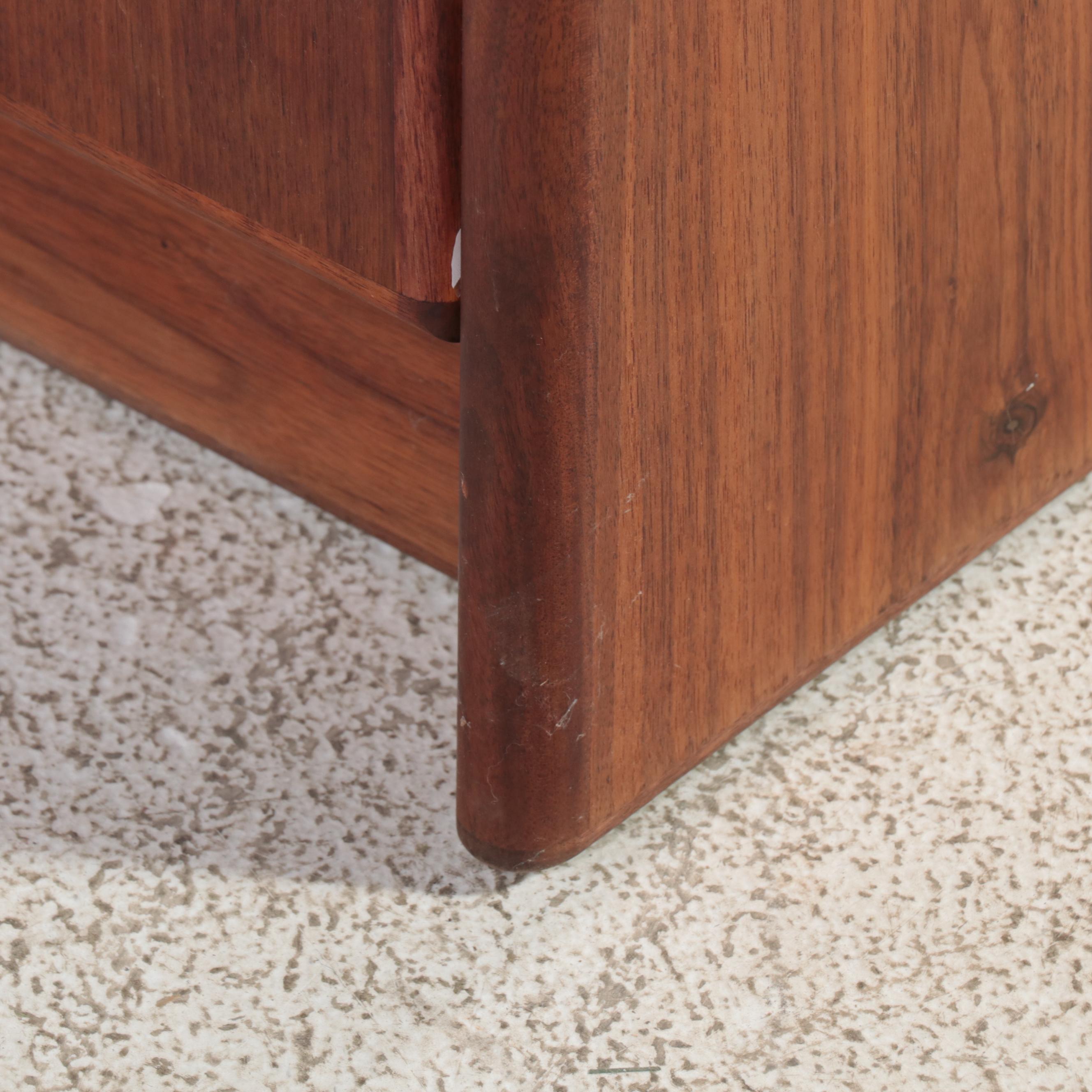 Mid Century Modern Walnut Cabinet, 1970s