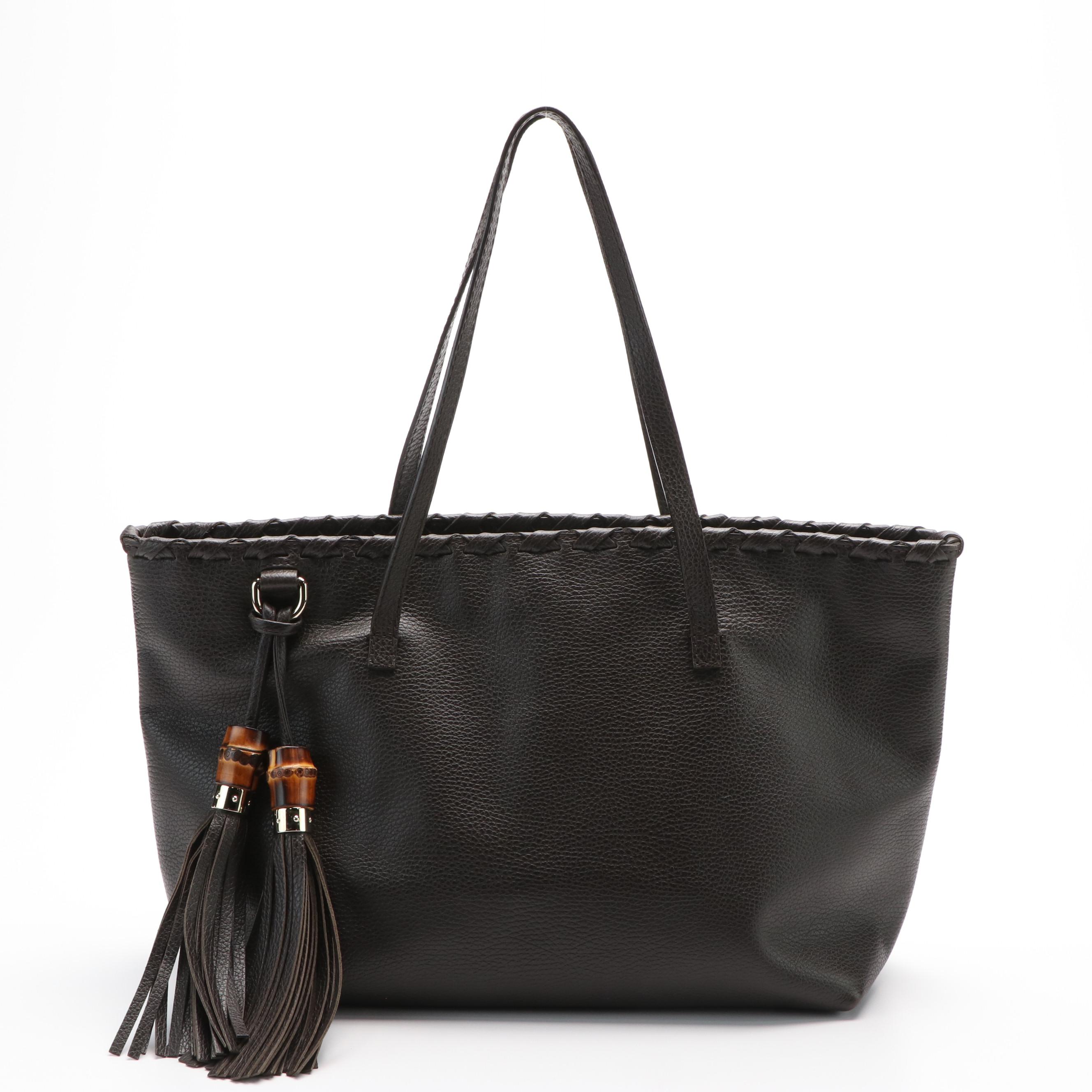 Gucci Bamboo Tassel Oval Backpack