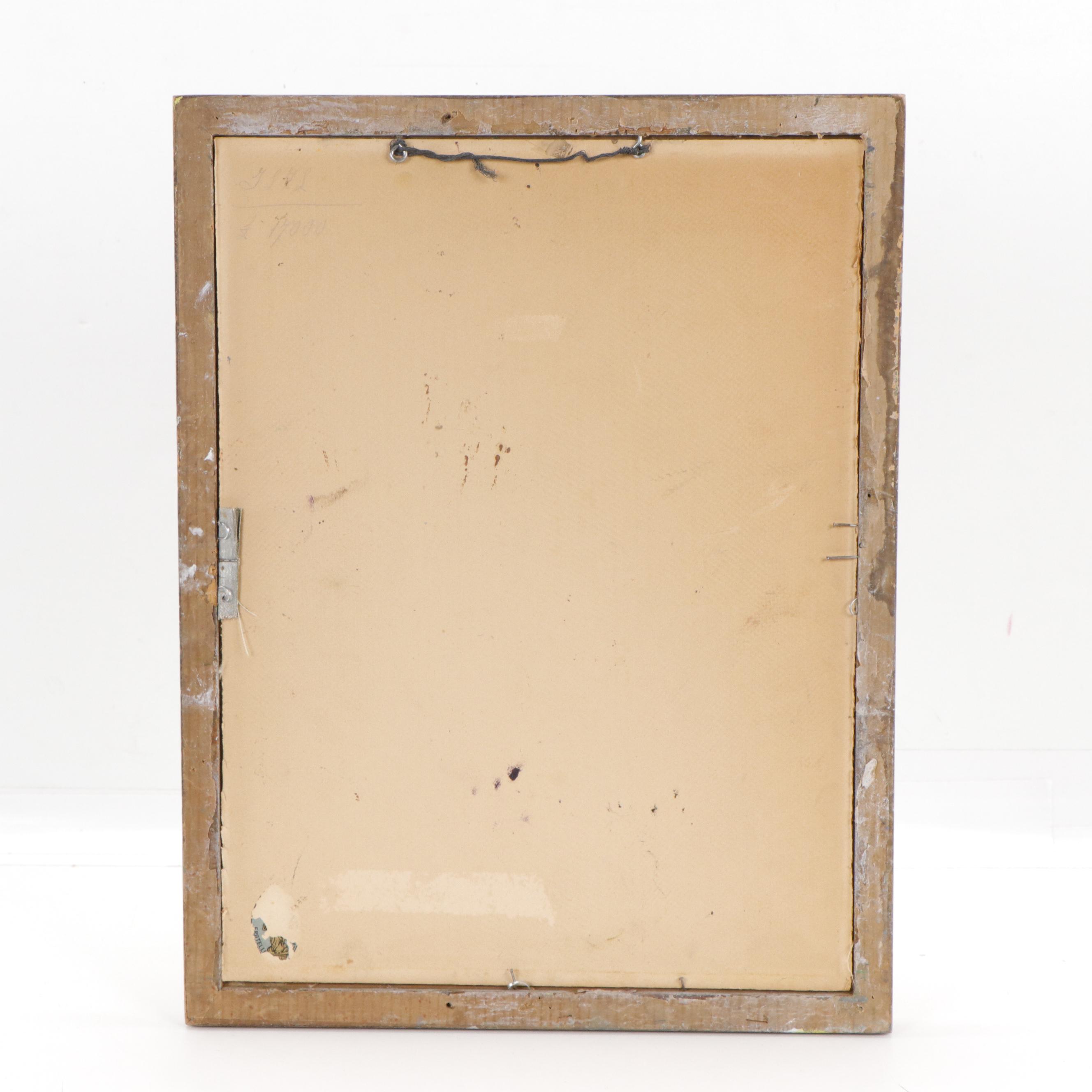 Devotional Oil Painting of Madonna and Child