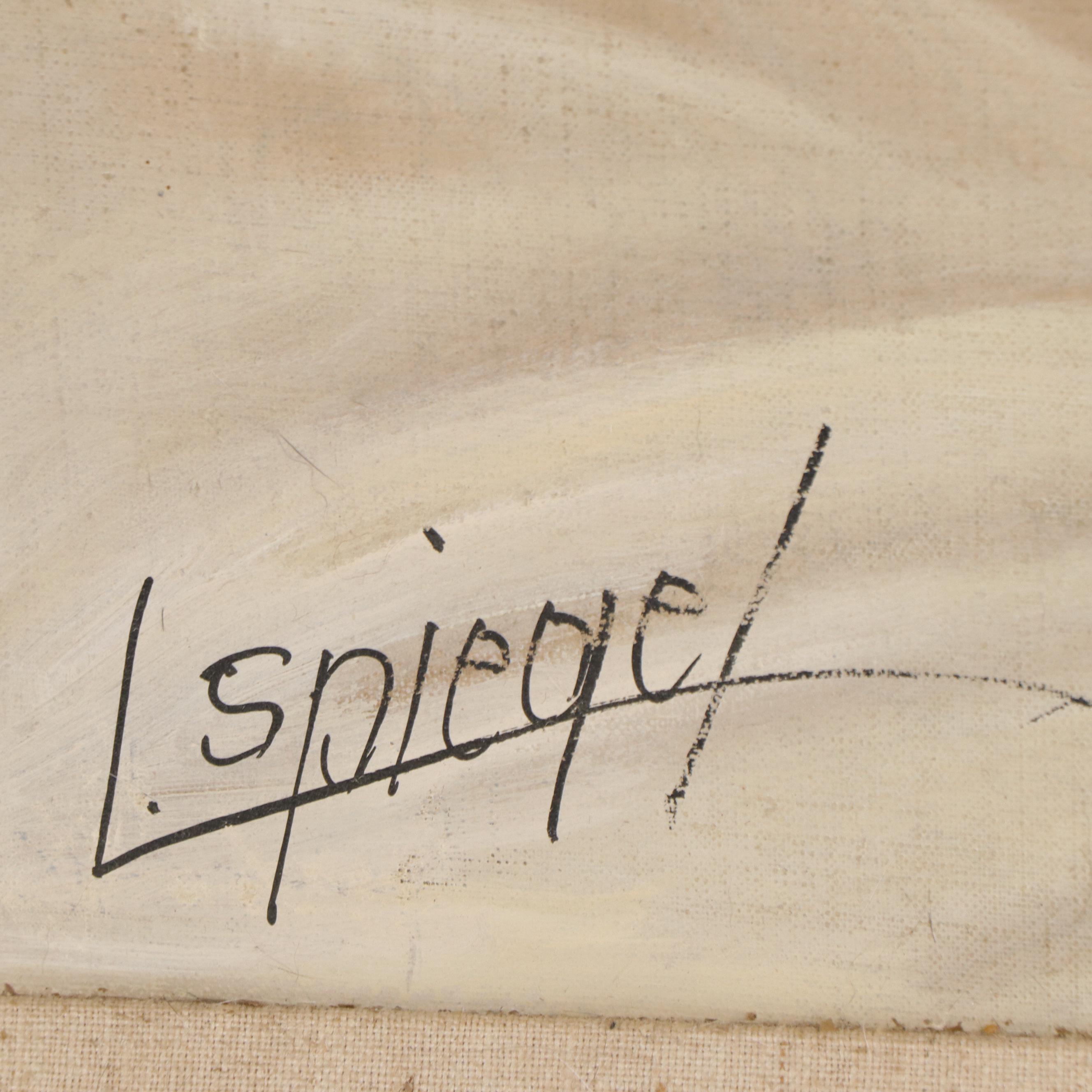 Louis Spiegel Portrait Oil Painting of Rabbi