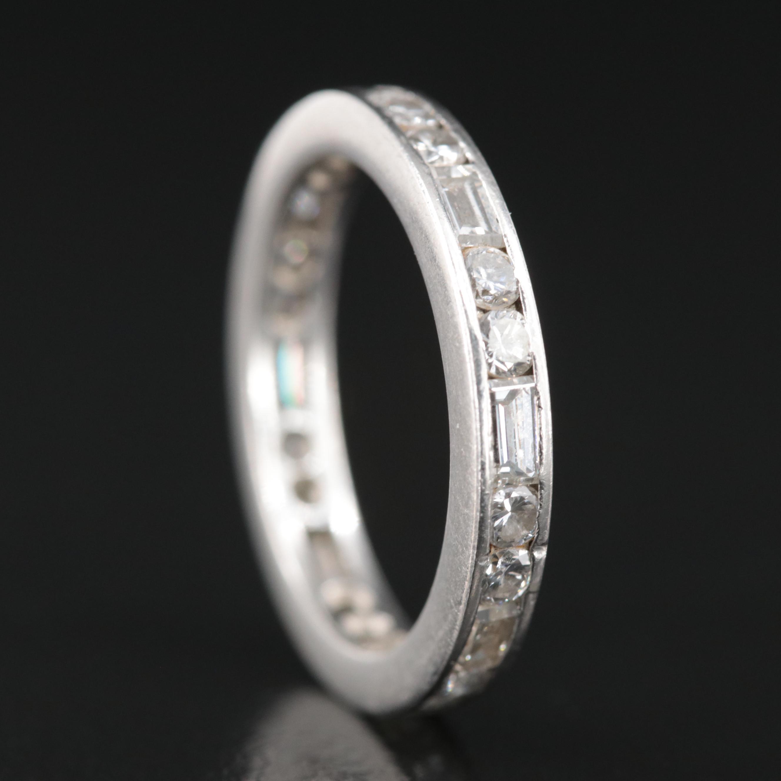 Platinum 1.30 CTW Diamond Eternity Band
