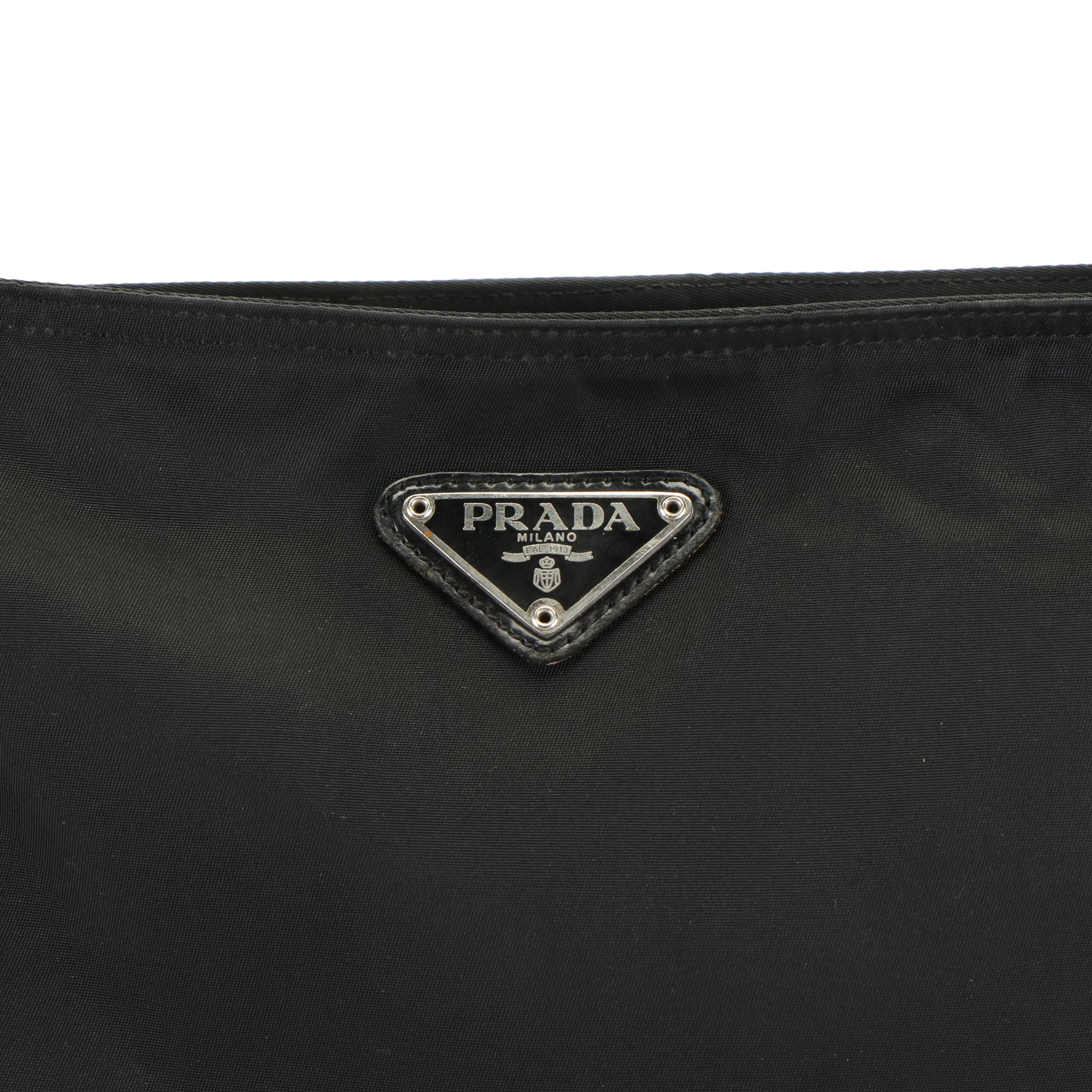 Prada Viaggio Black Tessuto Nylon Messenger Bag