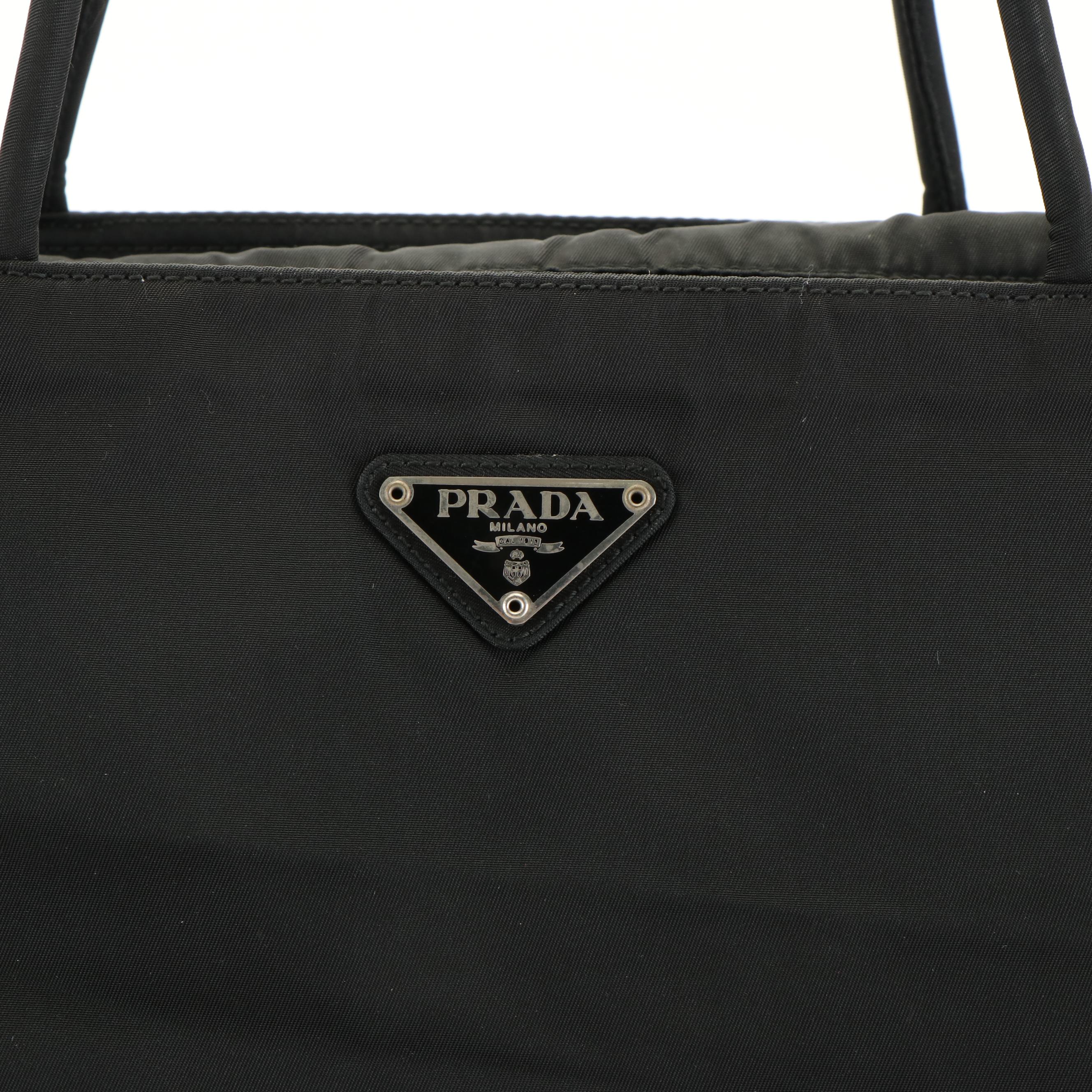 Prada City Tote in Black Tessuto Nylon