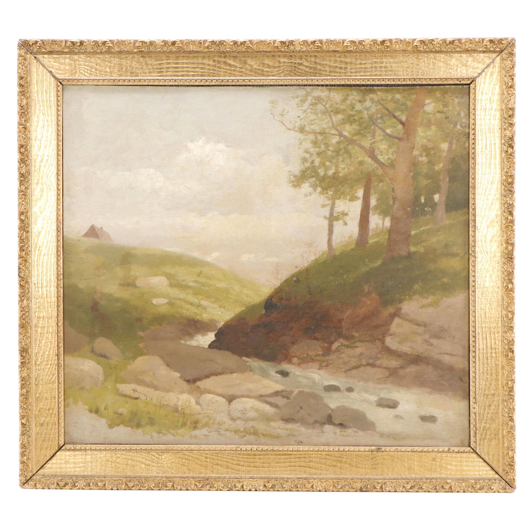 Hugh Huntington Howard Landscape Oil Painting