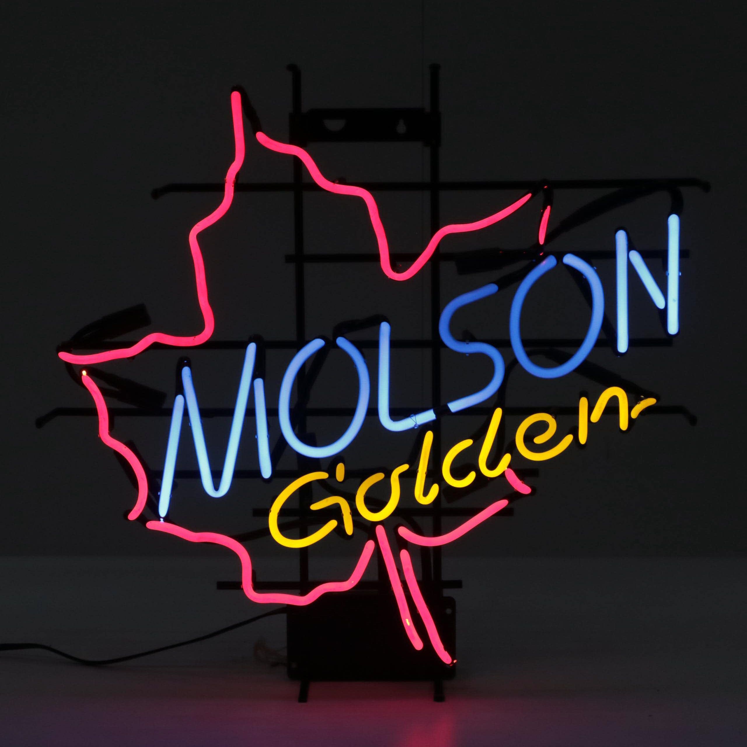 Molson Golden Beer Neon Advertising Sign