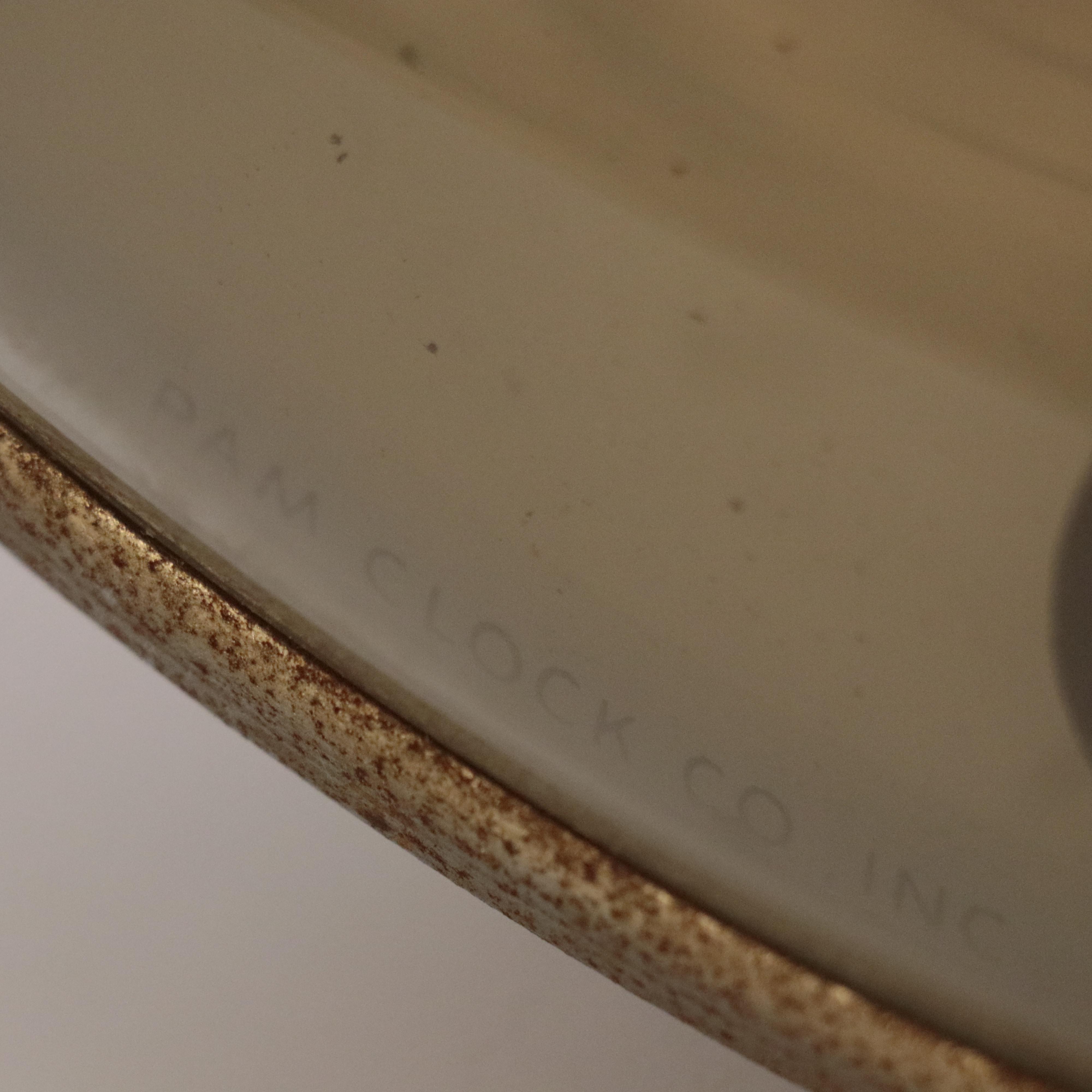 Pam Clock Co. Illuminated "Wayne Feeds" Wall Clock, Mid-20th Century Clocks