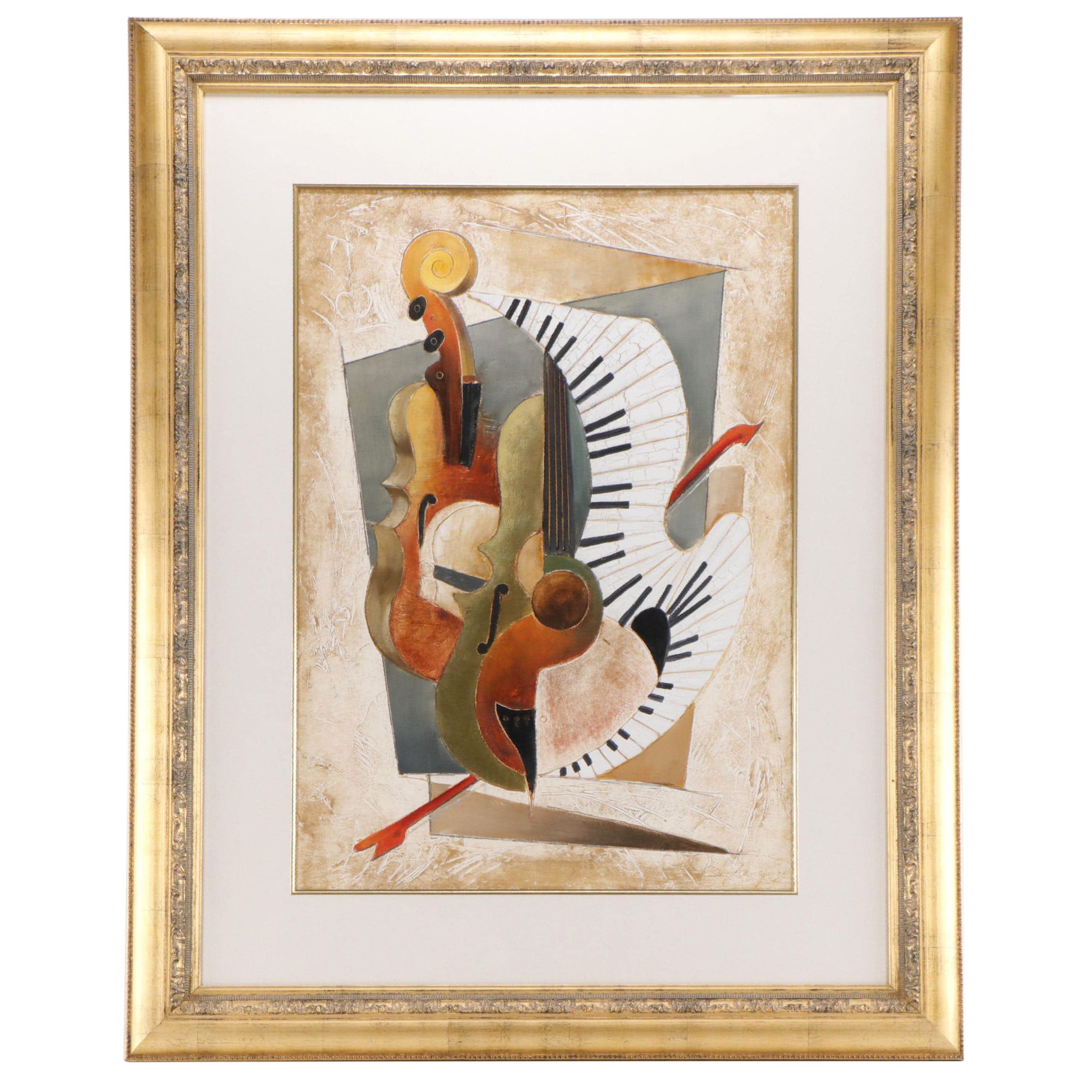 Babak Emanuel Mixed Media "Orchestration"