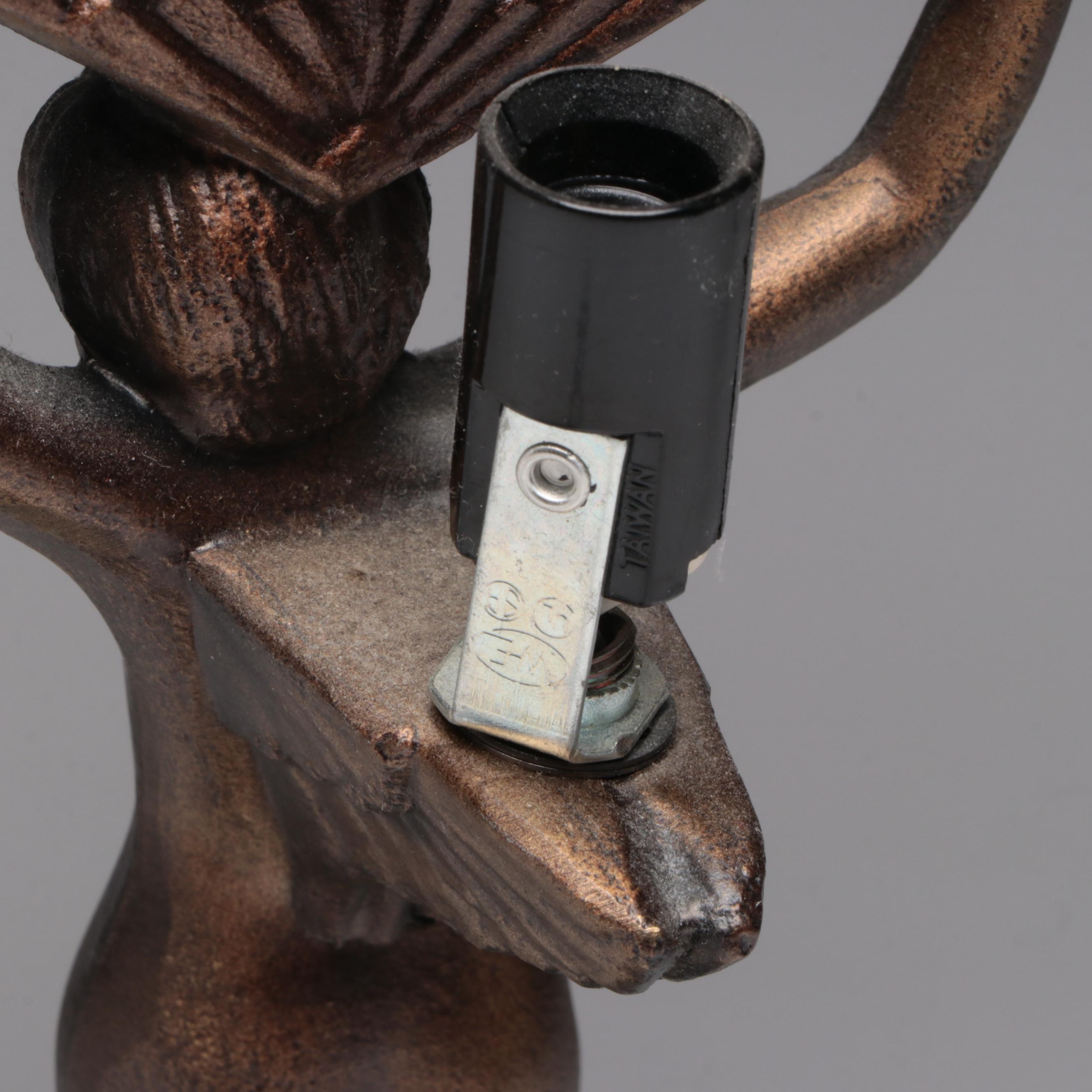 Art Deco Style Fan Table Lamp