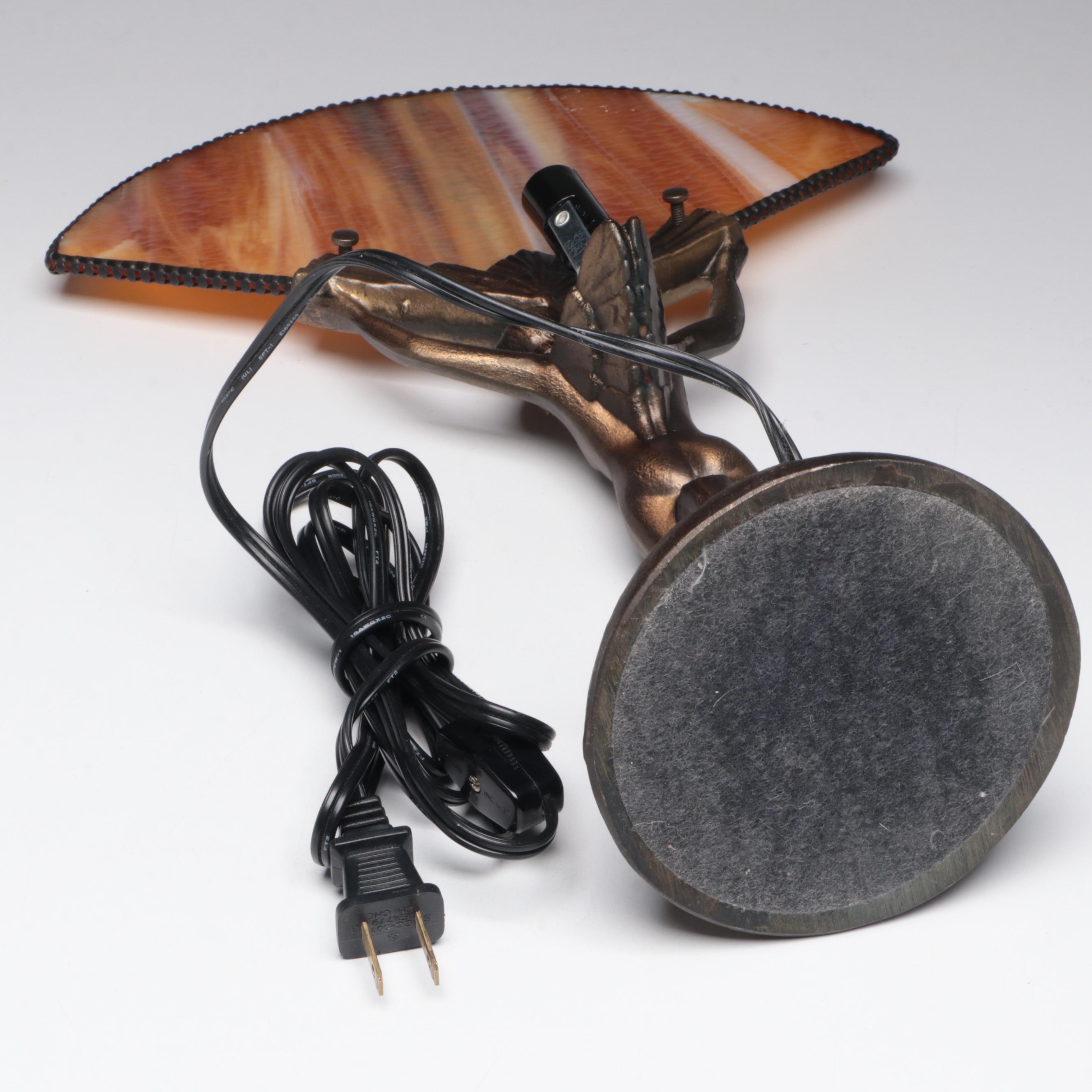 Art Deco Style Fan Table Lamp