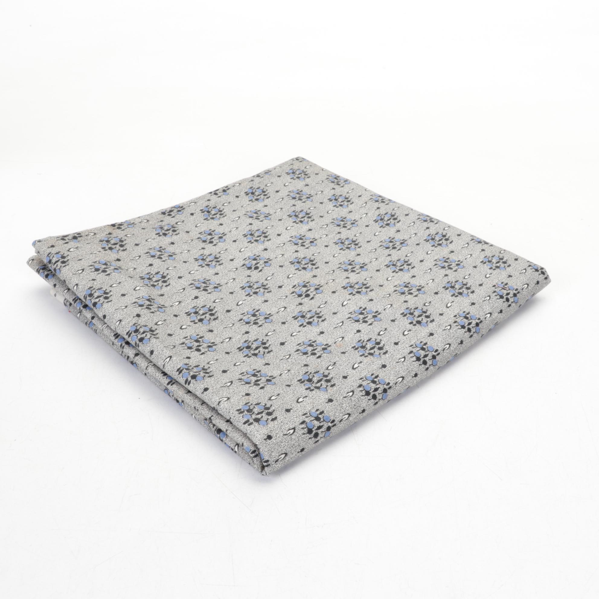 Bulasky Cast Iron Millinery Sewing Machine and Textiles