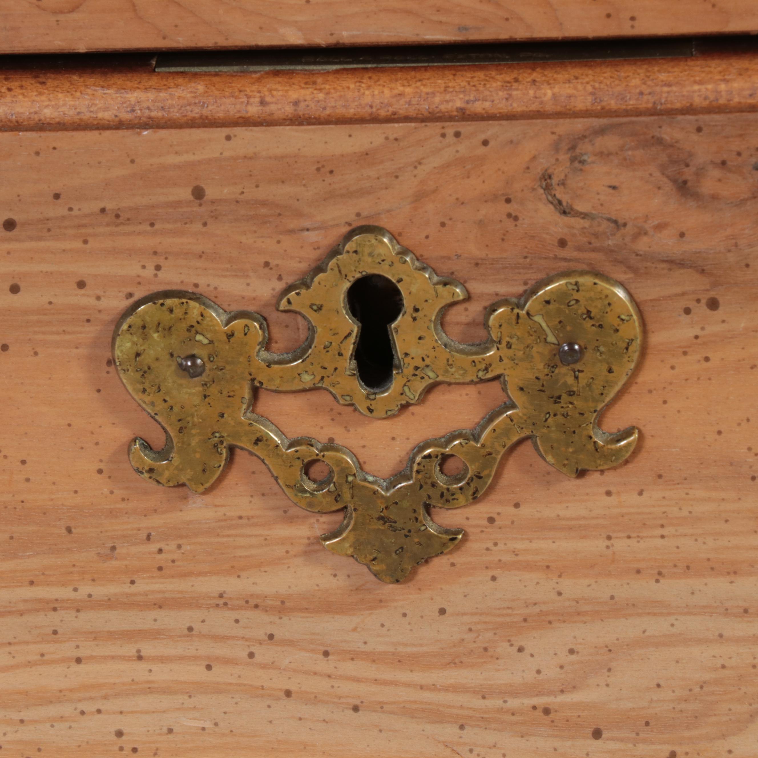 George III Style Yew Wood Kitchen Dresser, Late 20th Century