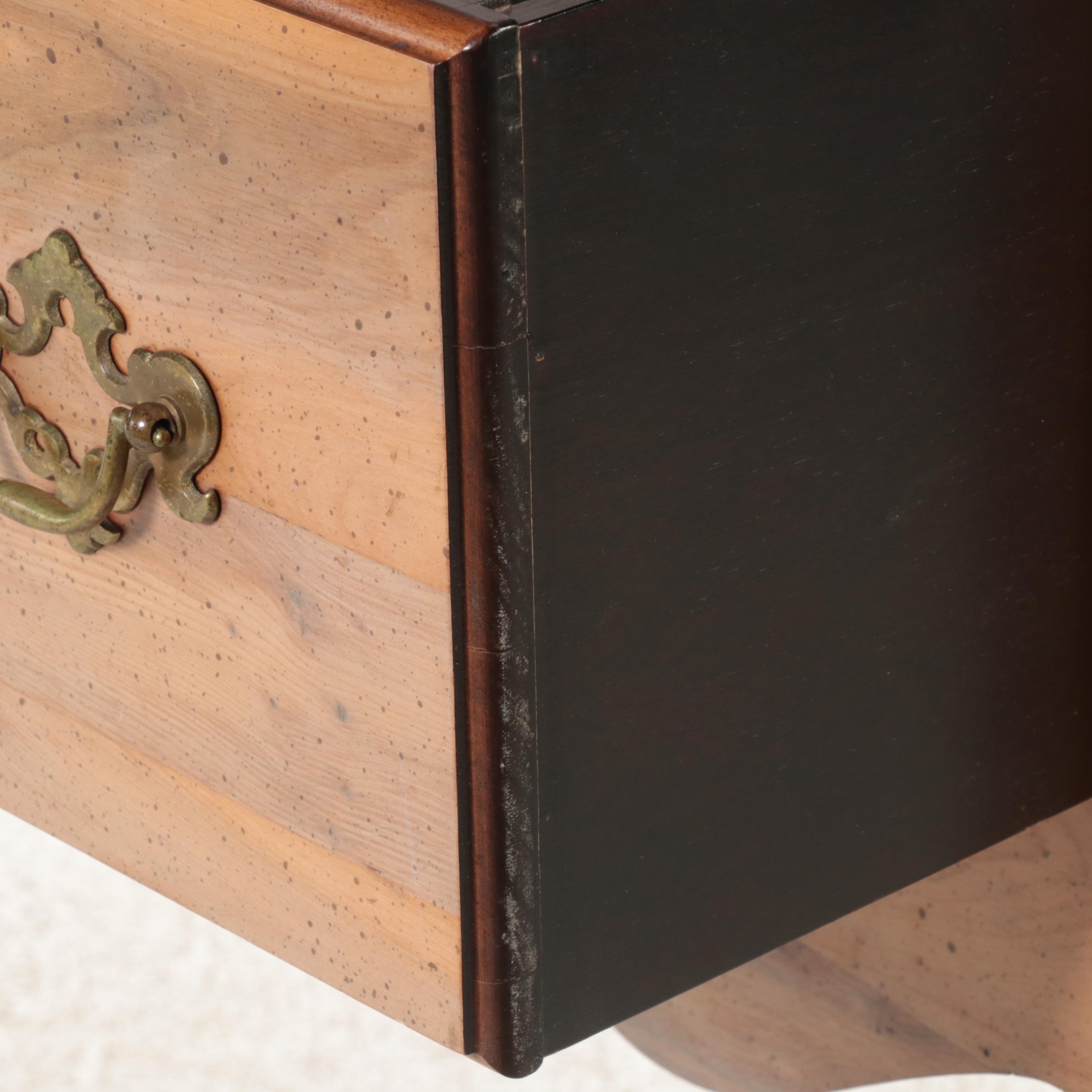 George III Style Yew Wood Kitchen Dresser, Late 20th Century