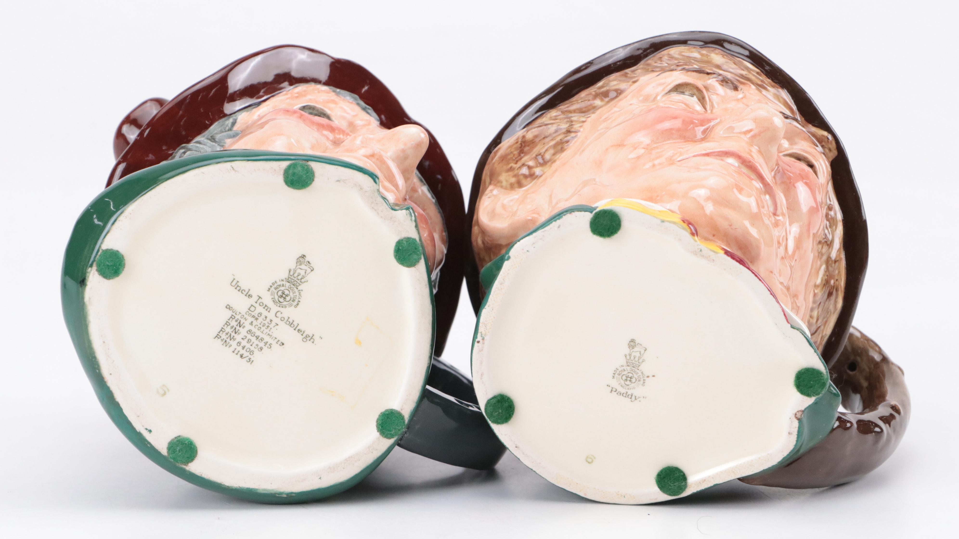 Royal Doulton Toby Head Mugs Including Three Musketeers, Parson Brown