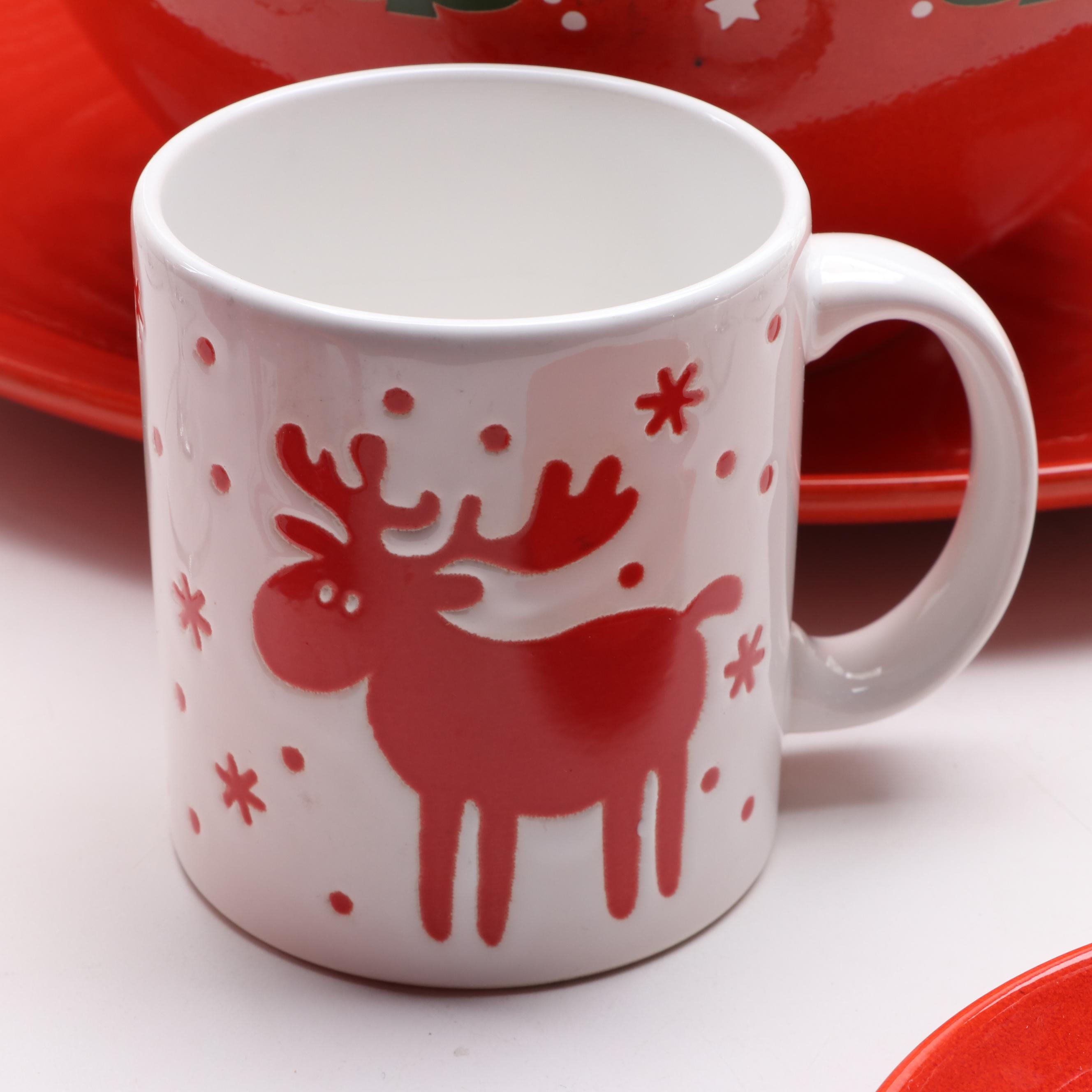 Waechtersbach "Christmas Tree" Dinnerware, Serveware, and Drinkware