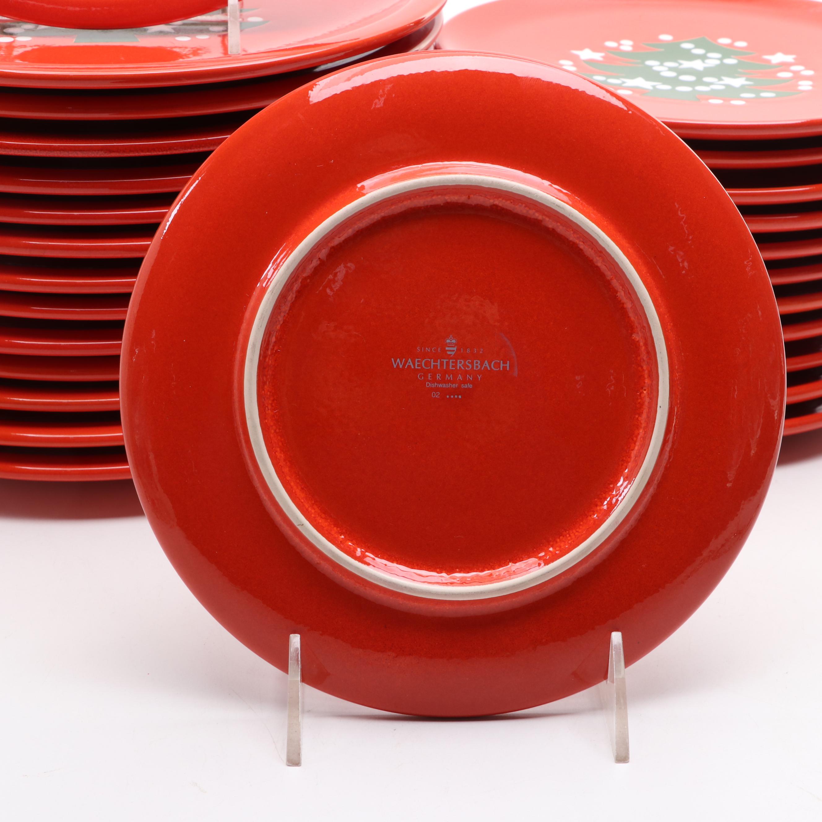 Waechtersbach "Christmas Tree" Dinnerware, Serveware, and Drinkware