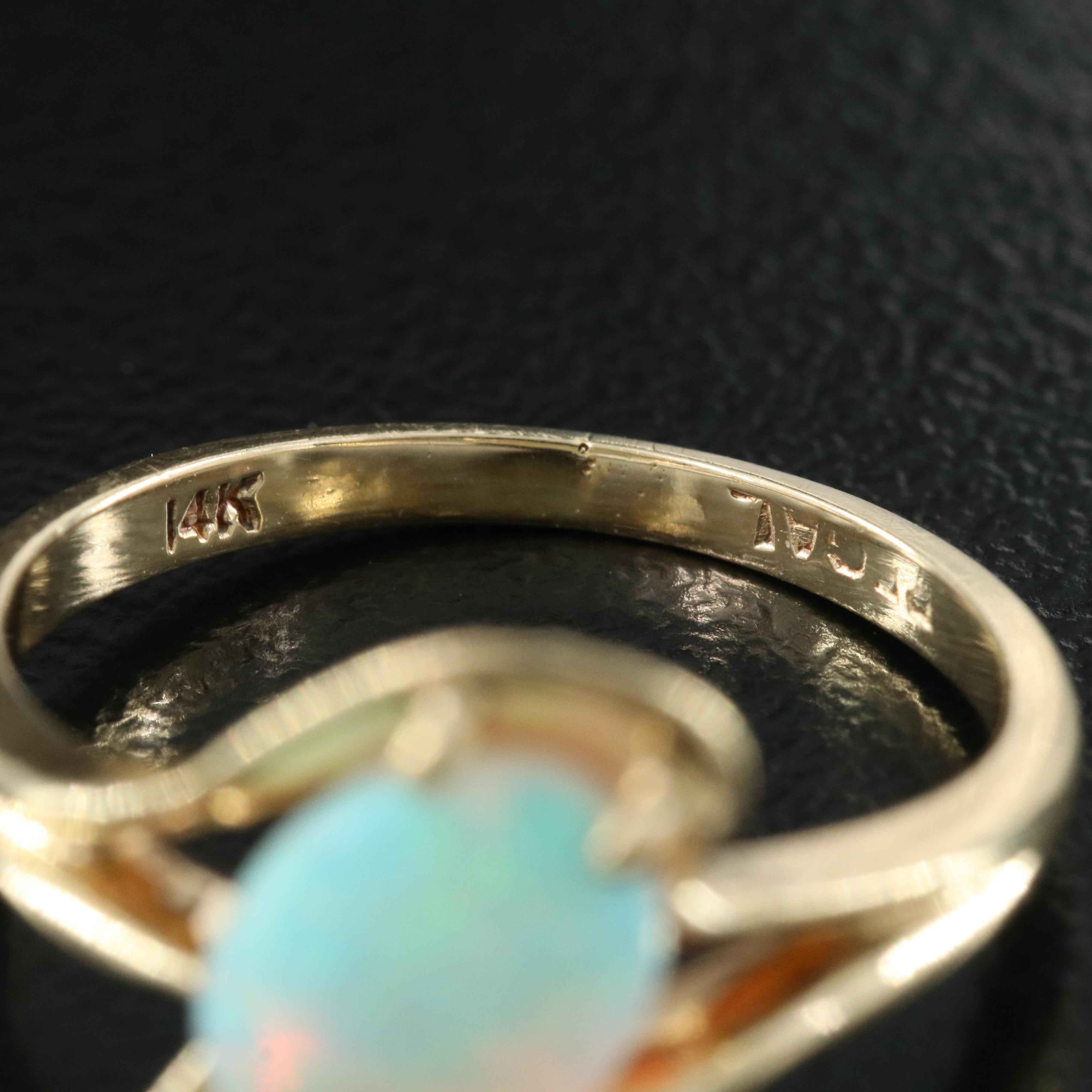 14K Opal Ring