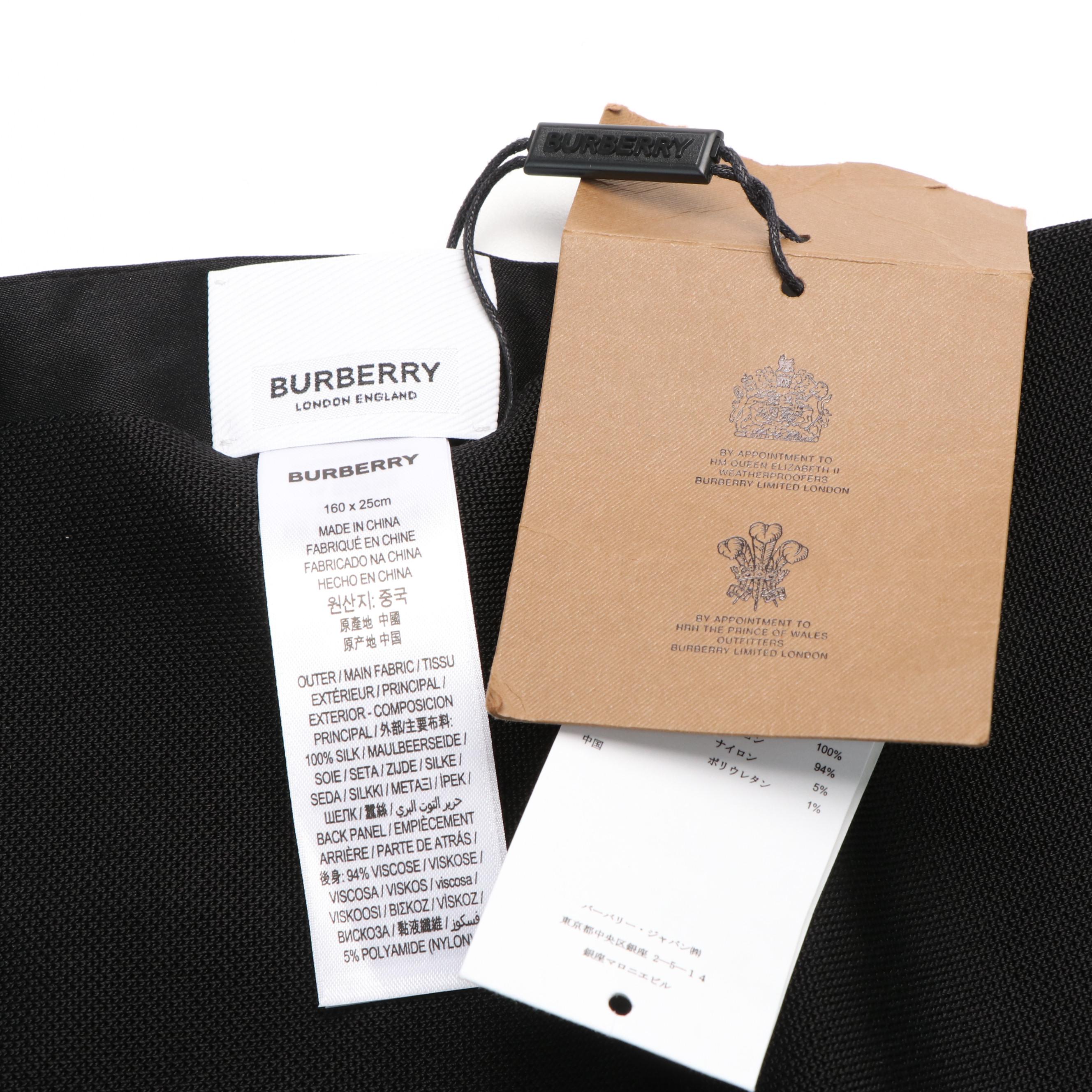 Burberry Double Sided Hooded Tuxedo Scarf