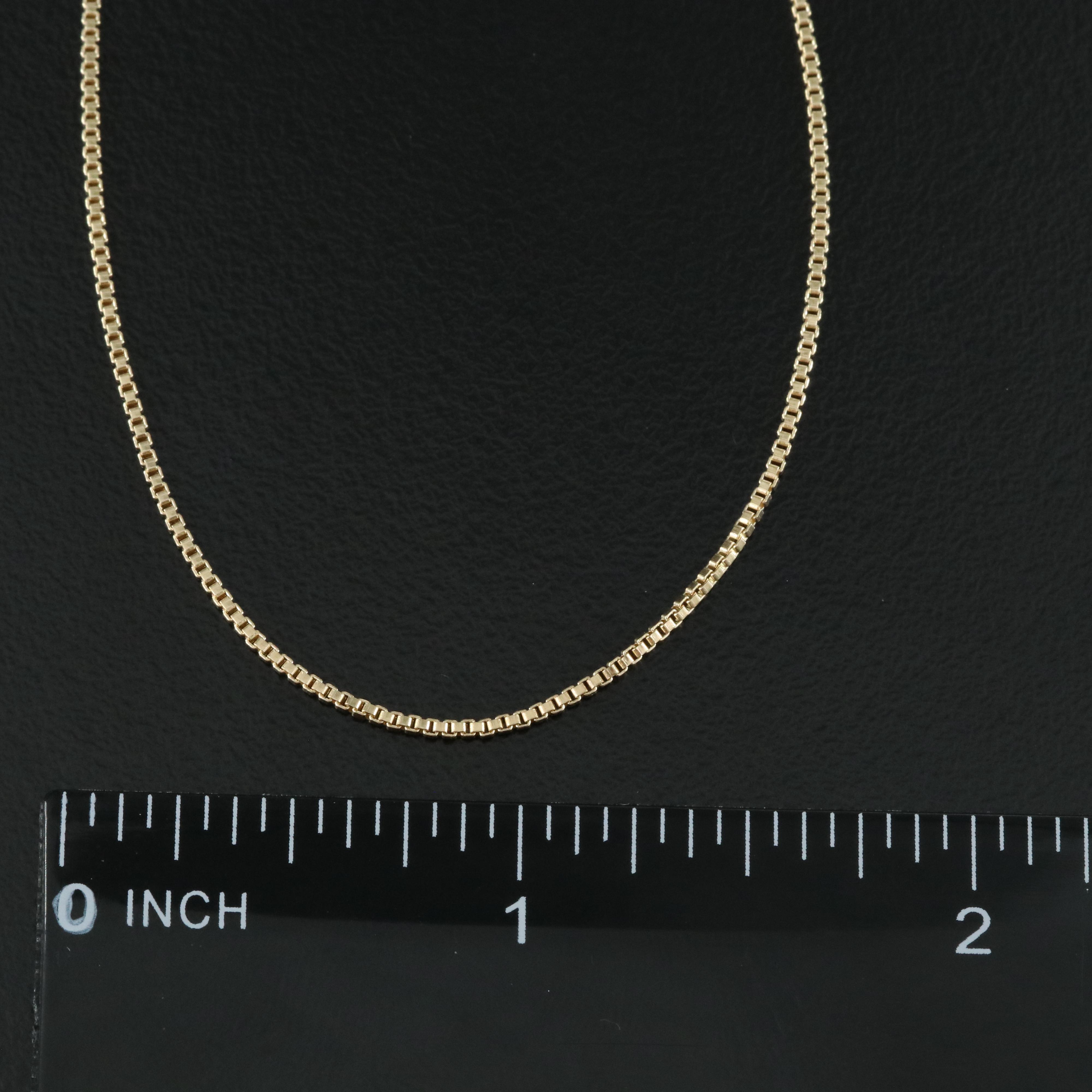14K Box Chain Necklace