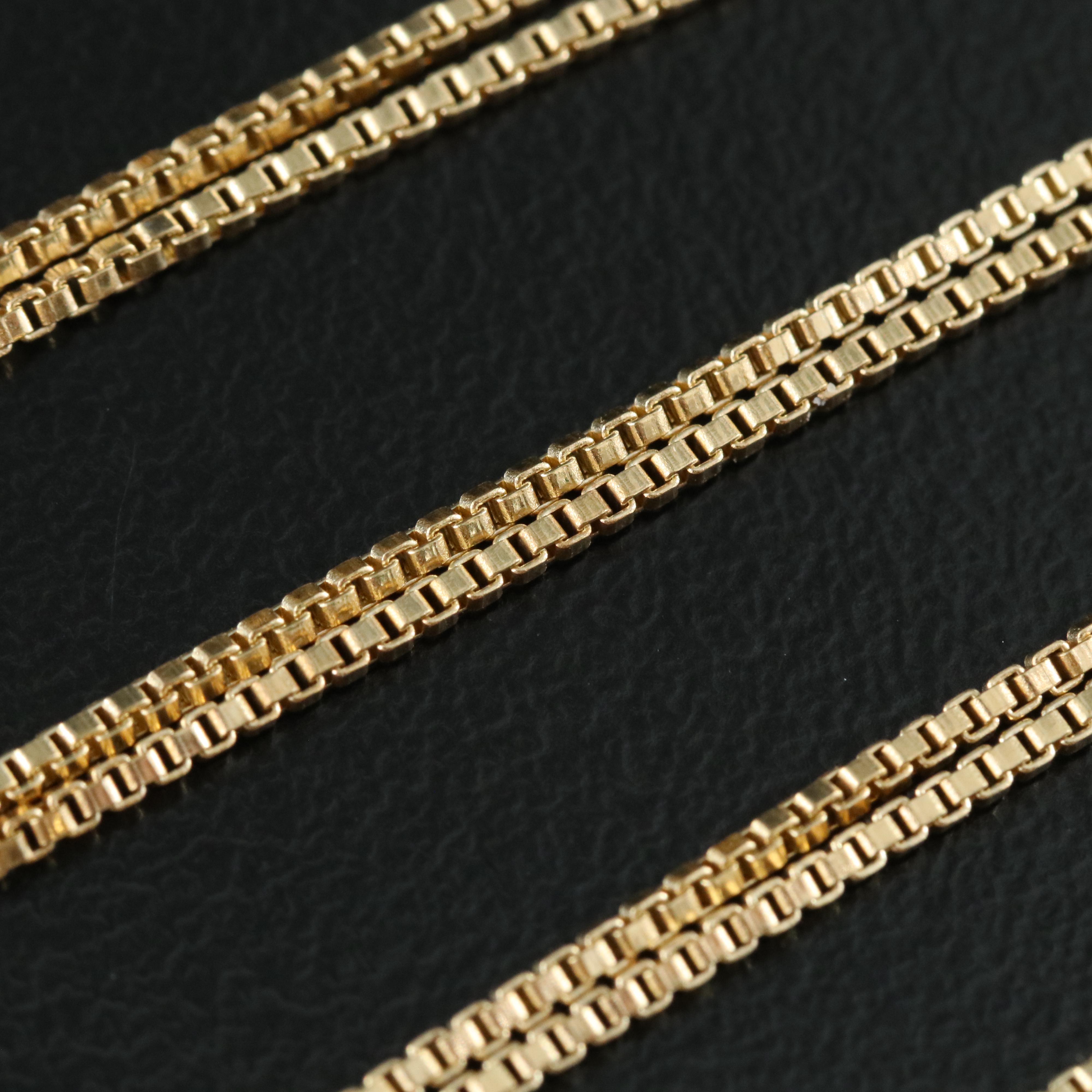 14K Box Chain Necklace