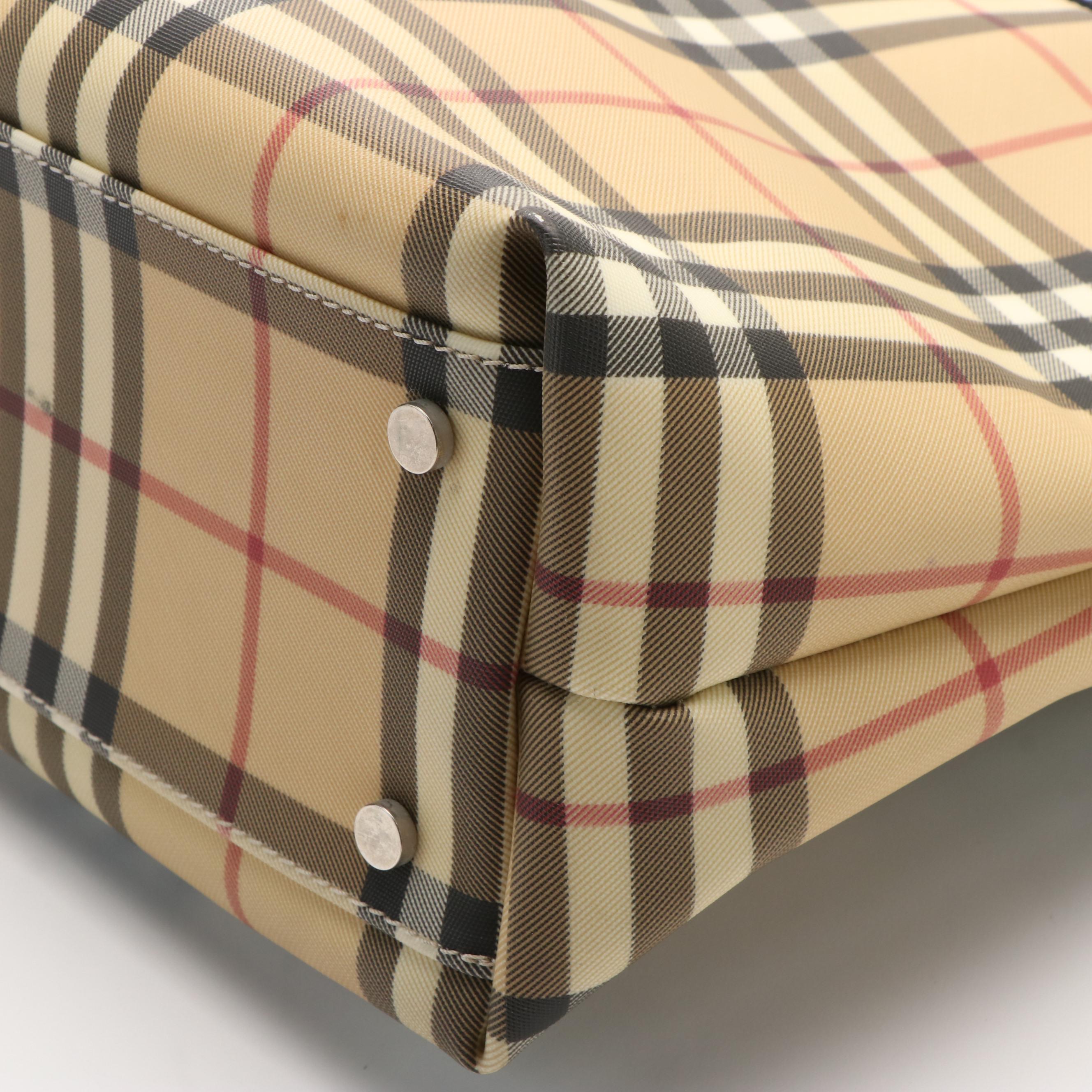 Burberry Tote Bag in House Check Canvas