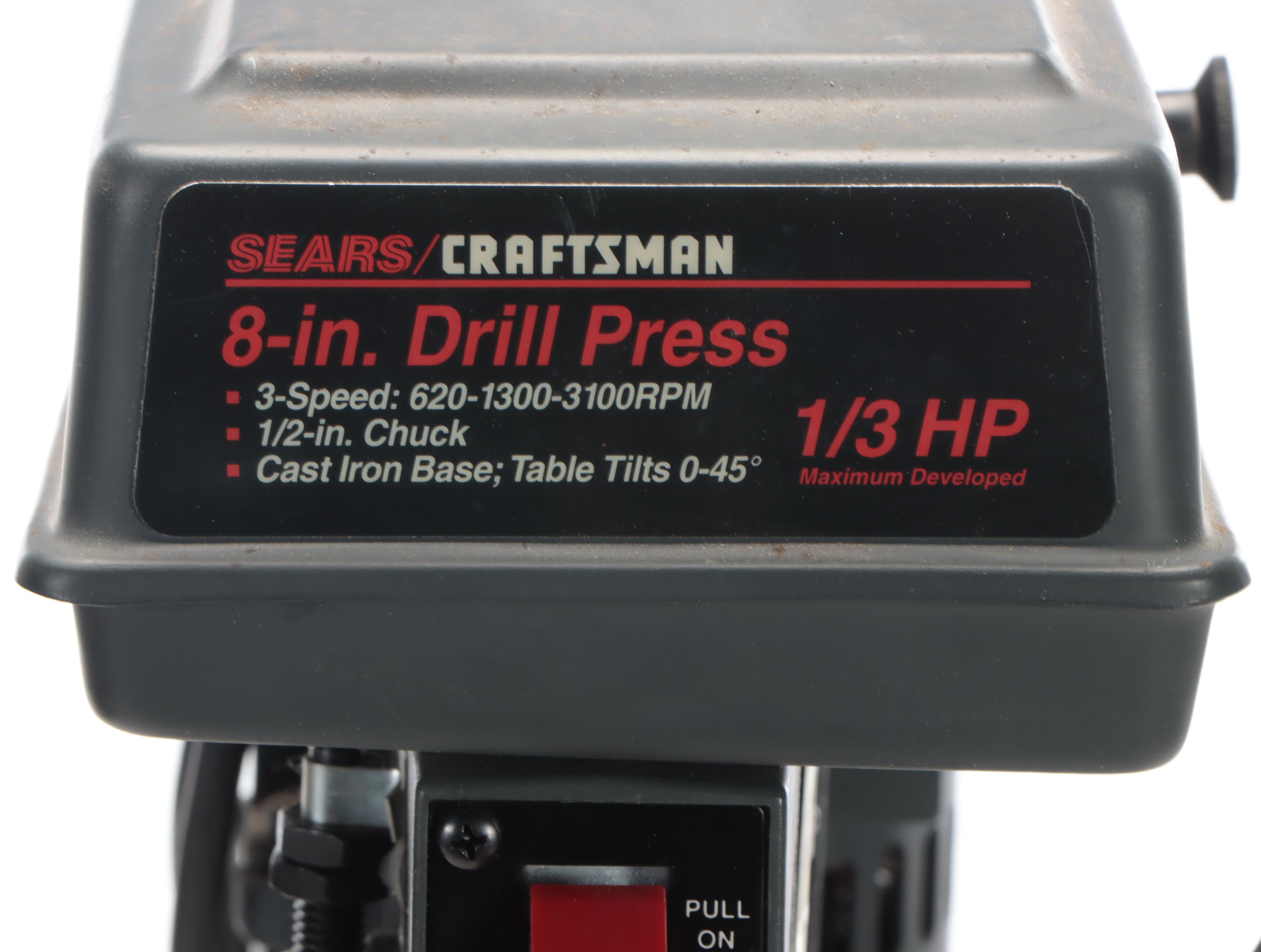 Black+Decker 10 Inch Deluxe Table Saw with Sears/Craftsman 3-Speed Drill Press