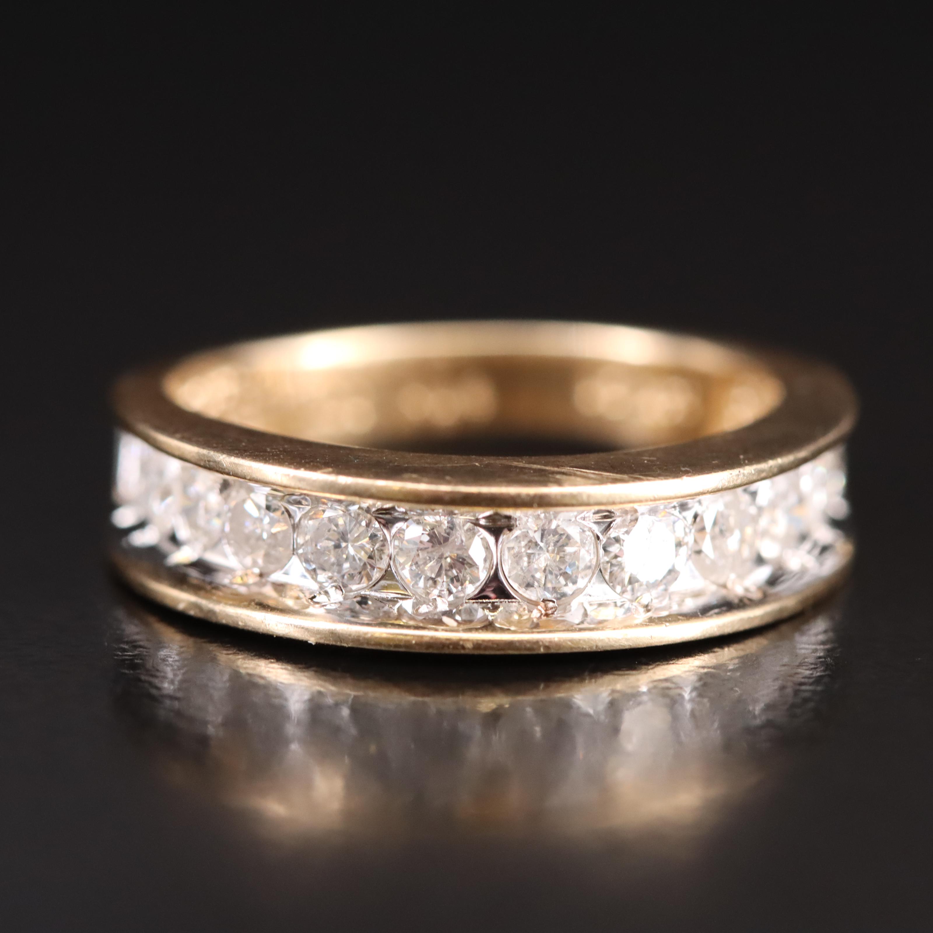 14K 1.00 CTW Diamond Band