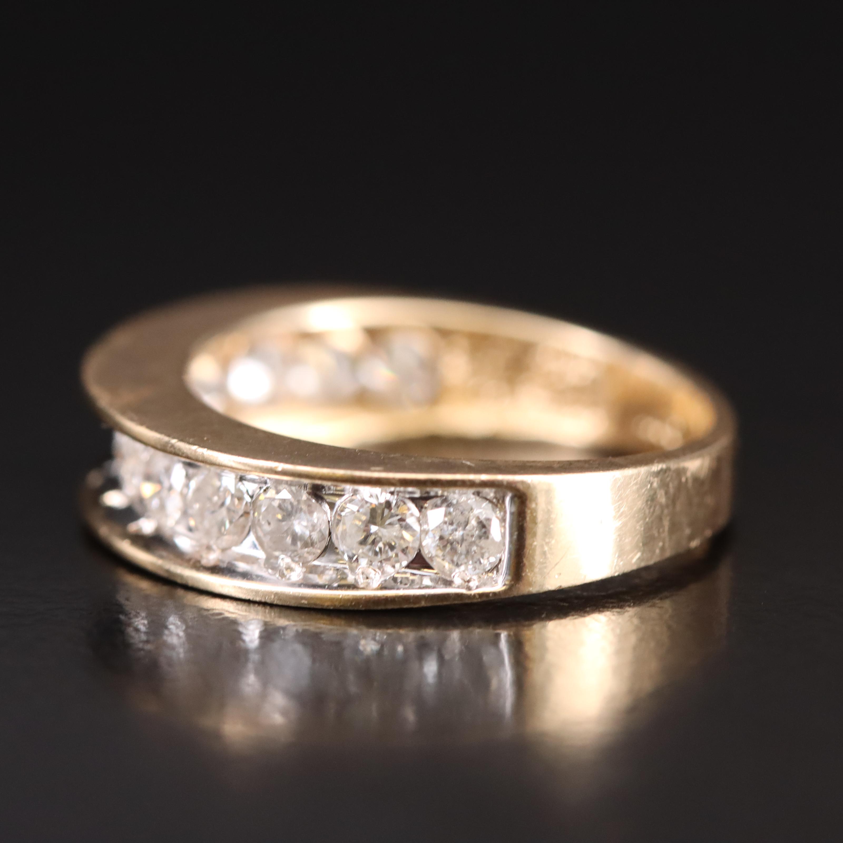 14K 1.00 CTW Diamond Band