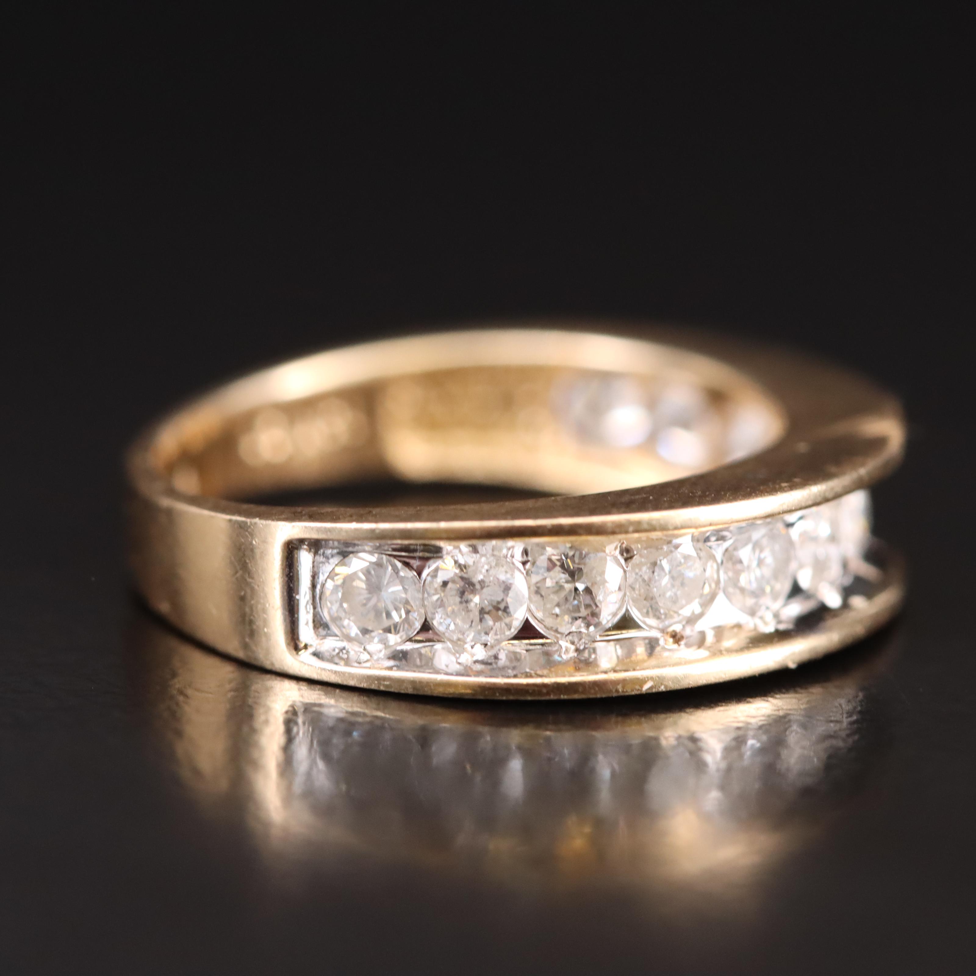 14K 1.00 CTW Diamond Band