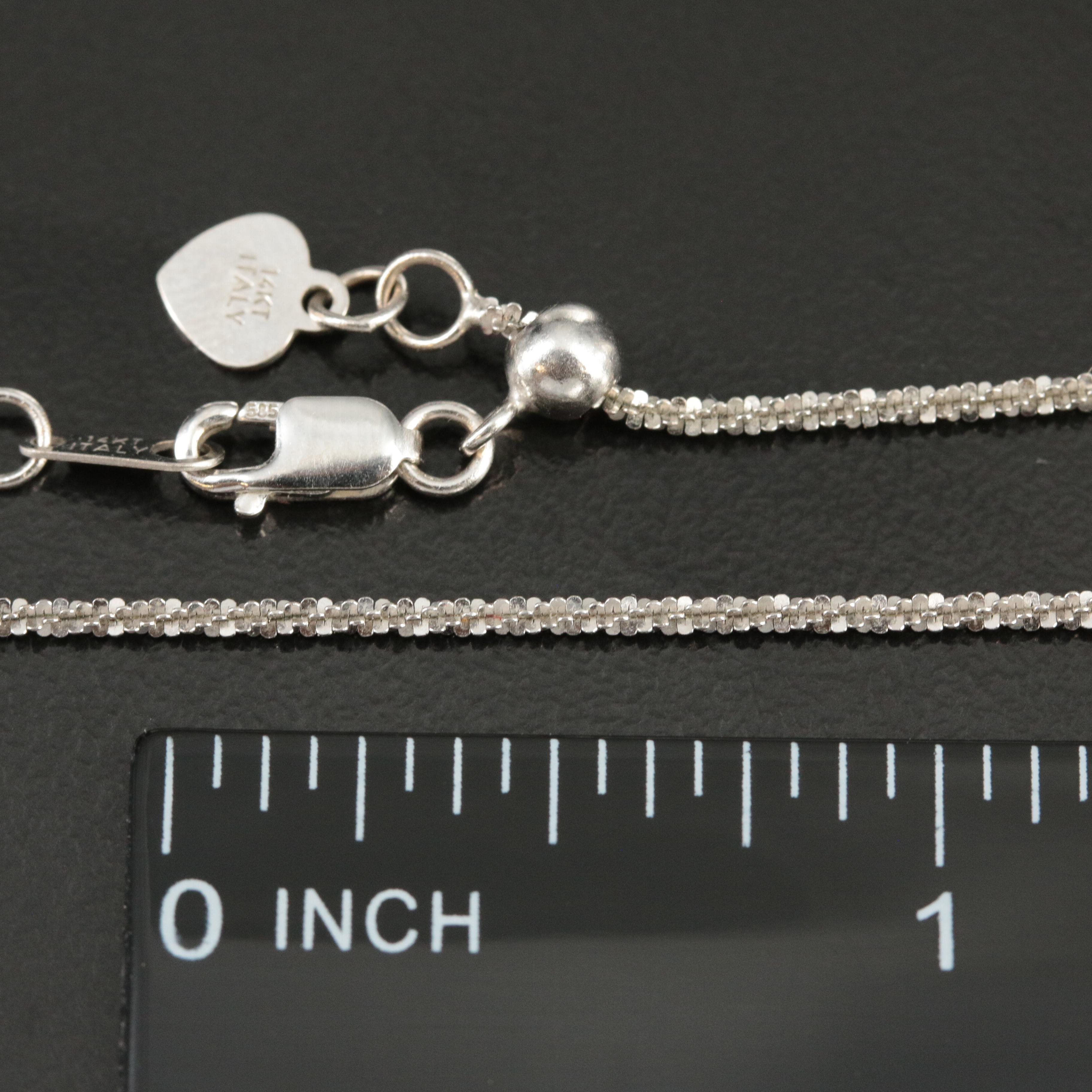Italian 14K Sparkle Chain