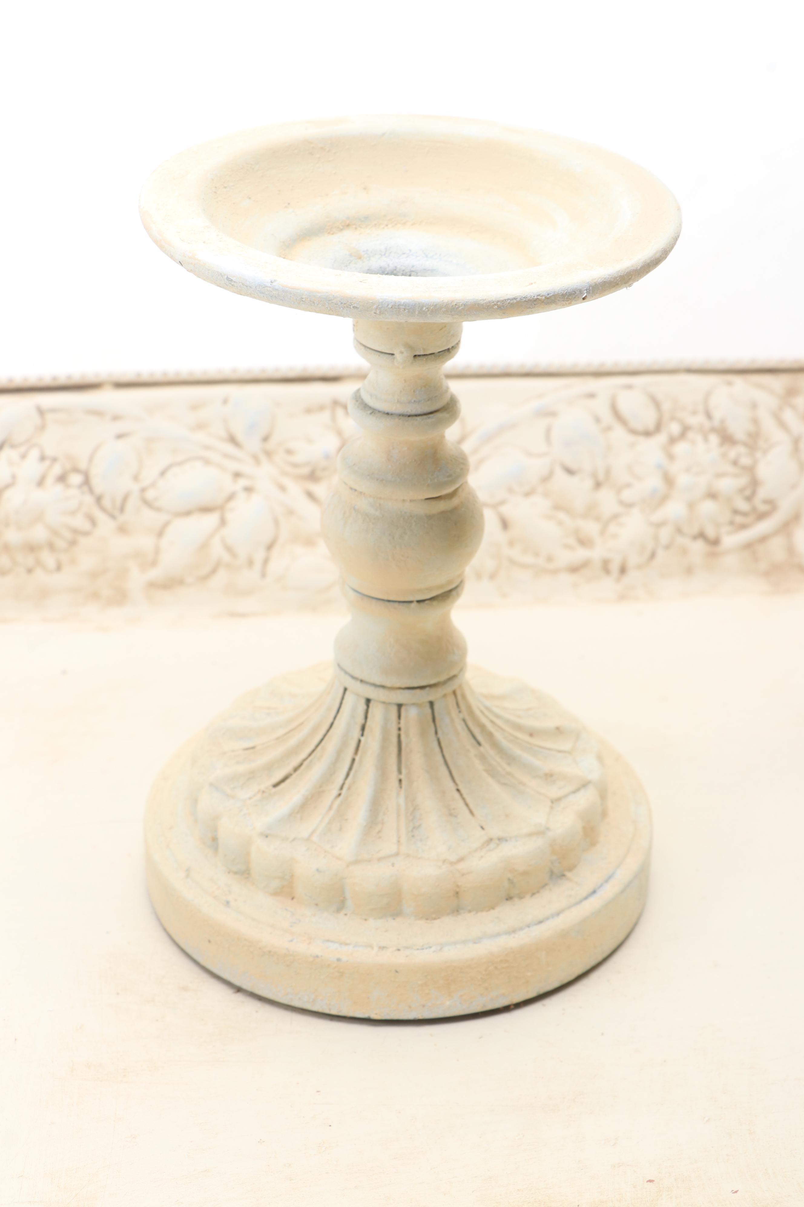 Cast Iron Wall Pockets with Neoclassical Style Urn, Other Planters, and Décor