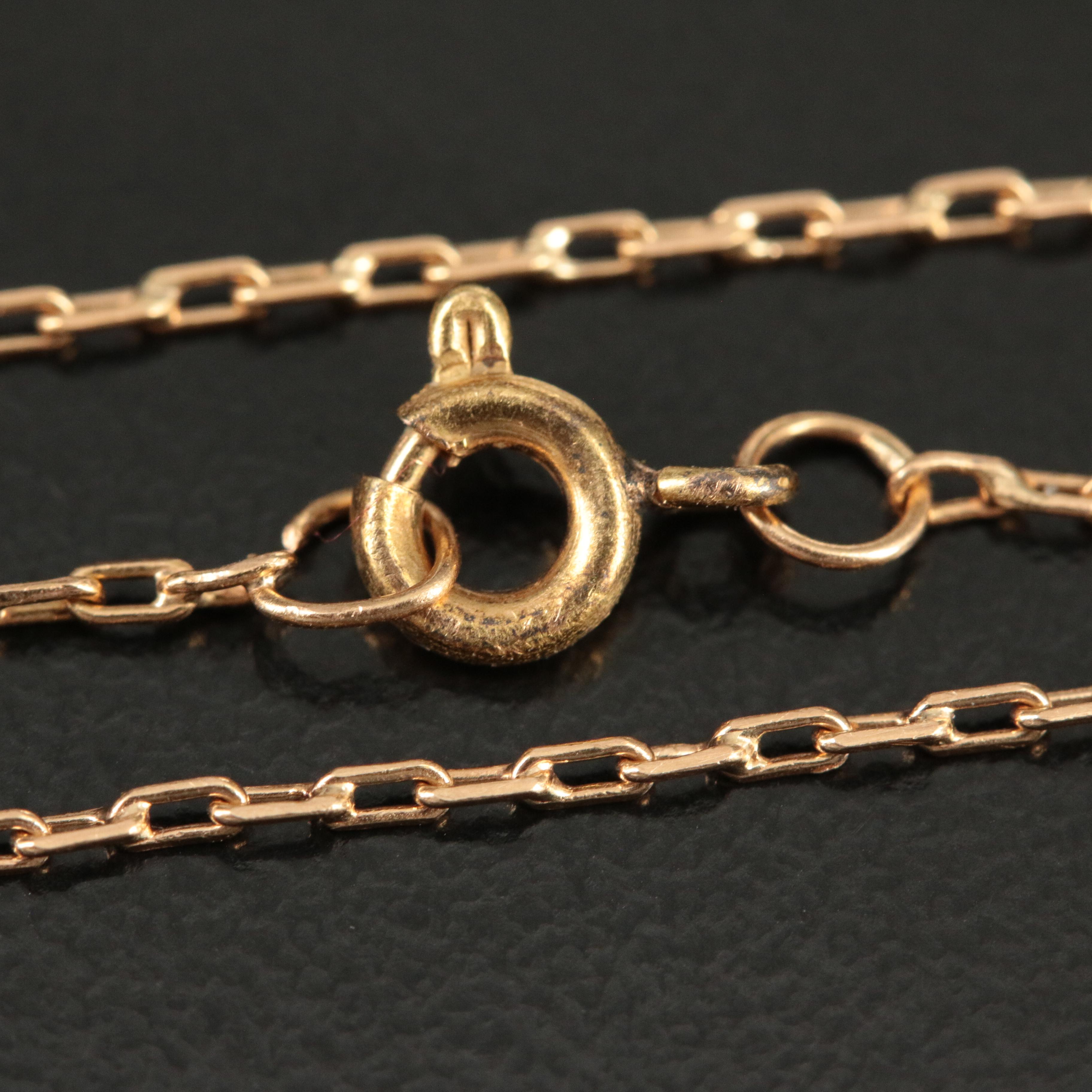 18K Rose Gold Chain