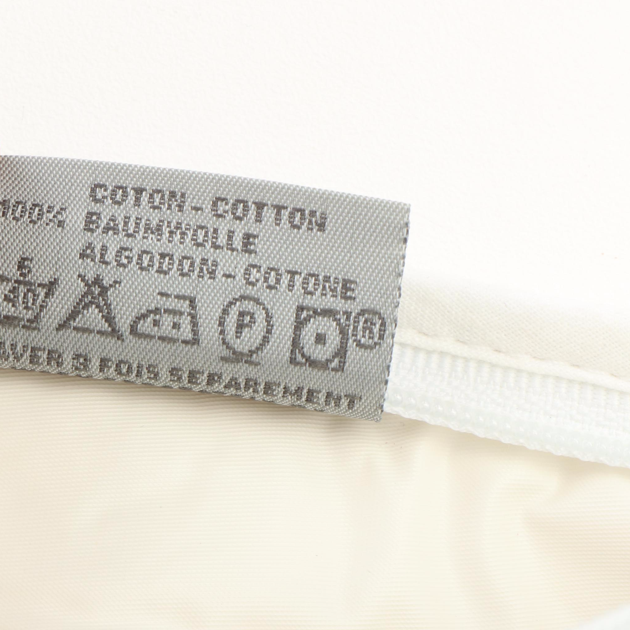 Christian Dior J'Adore Dior White Terry Cloth Pouch Makeup Bag