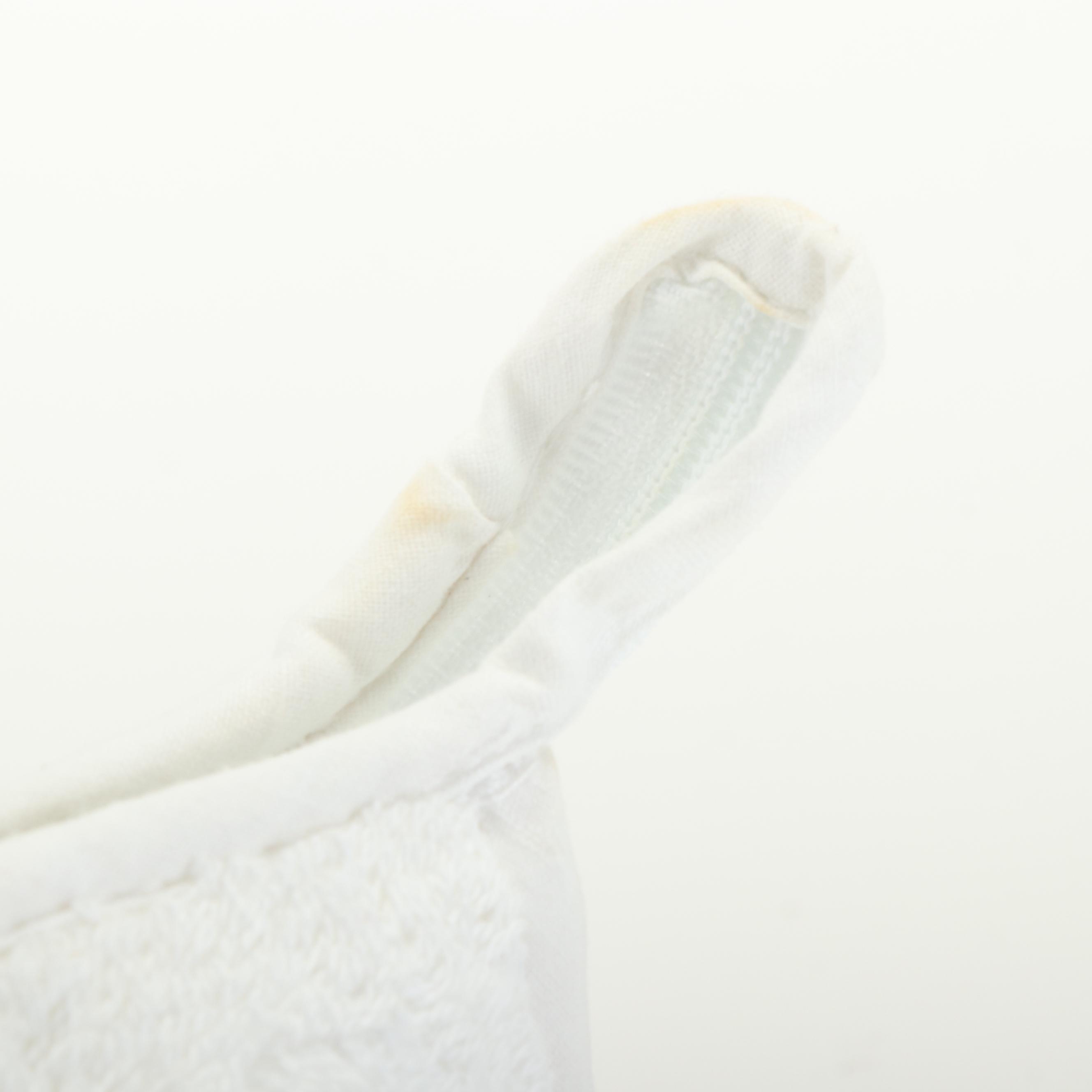 Christian Dior J'Adore Dior White Terry Cloth Pouch Makeup Bag