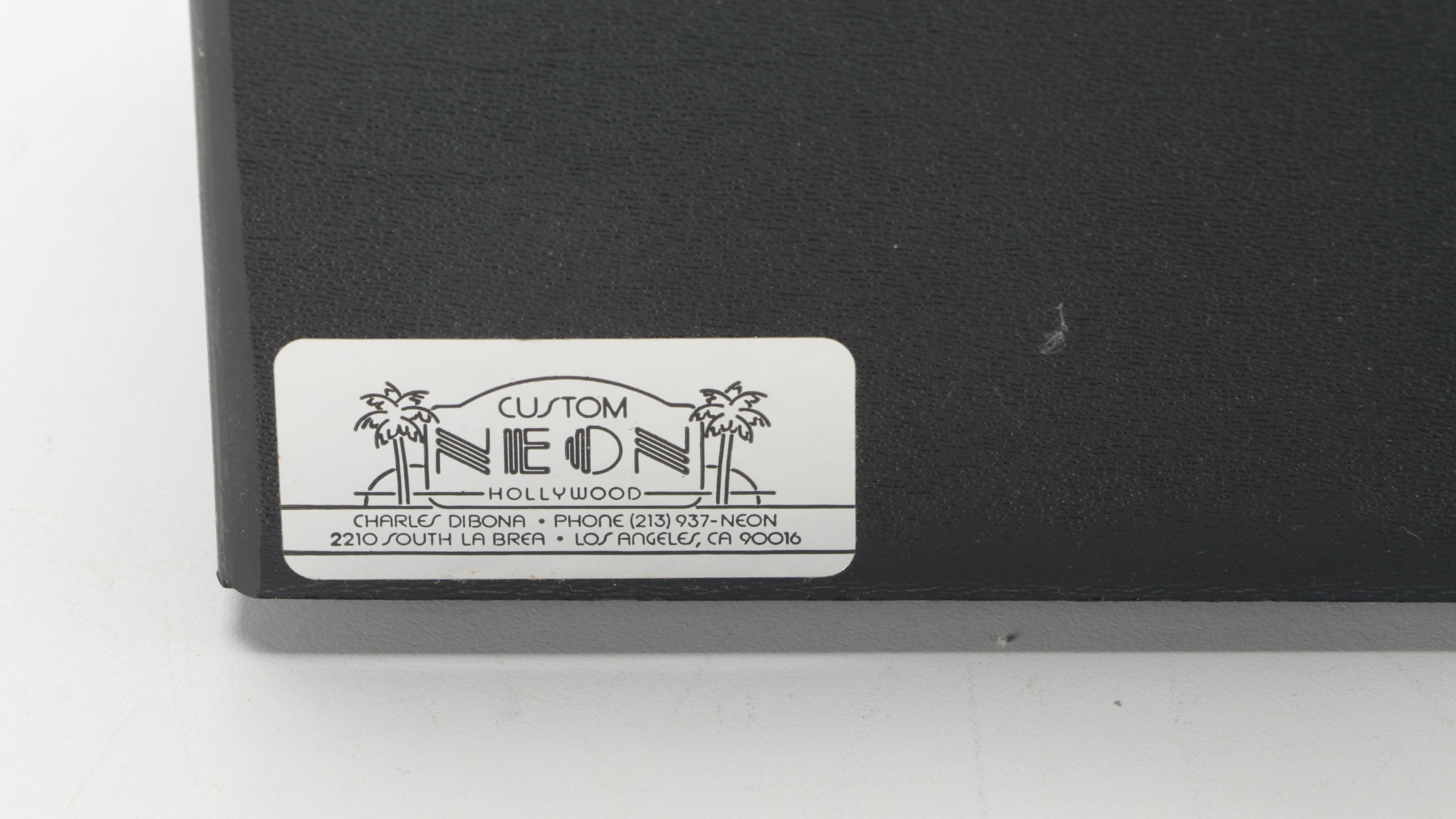 Hollywood Custom Neon Palm Tree Neon Sign