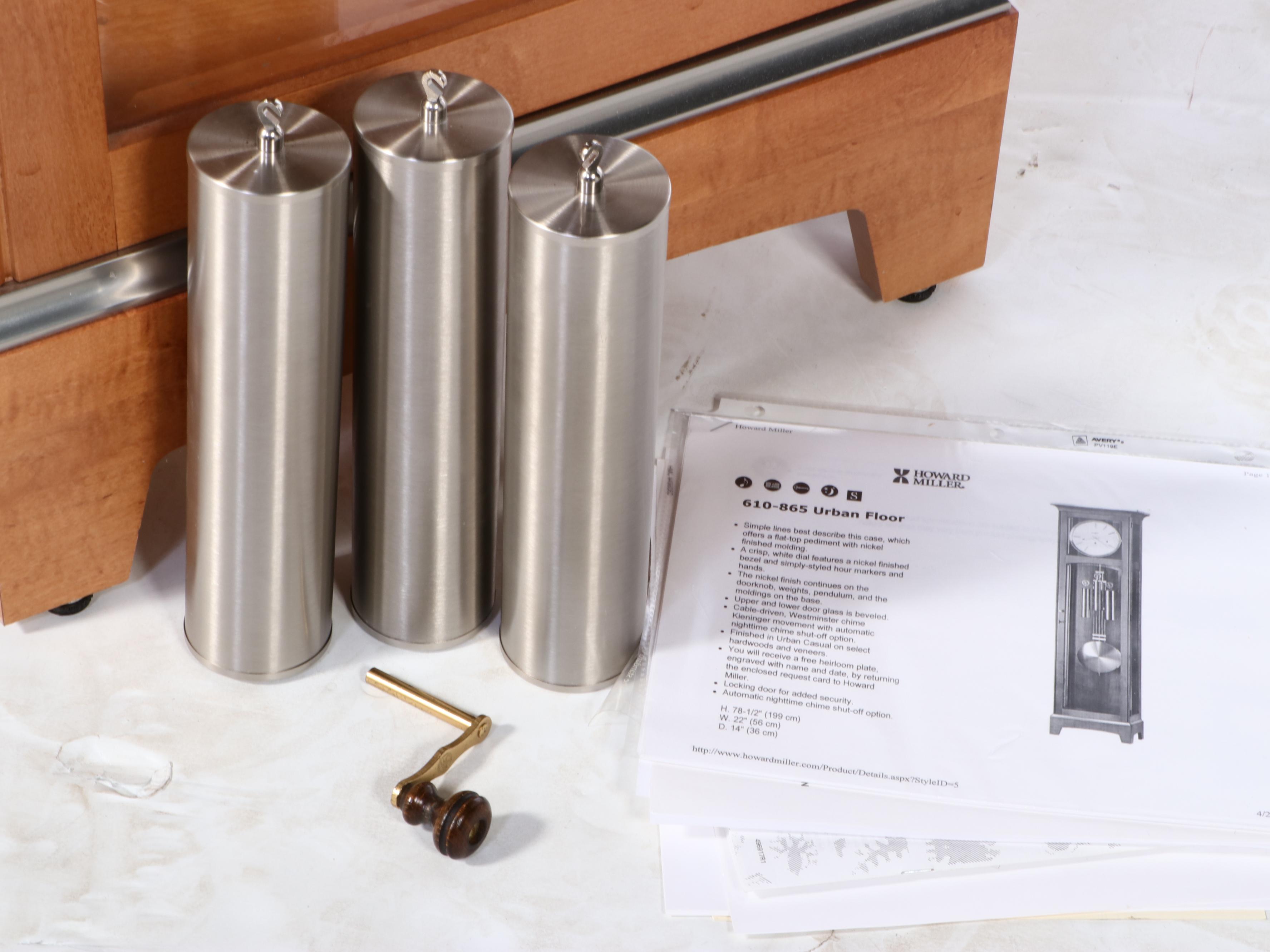 Howard Miller "Urban" Wooden Grandfather Clock