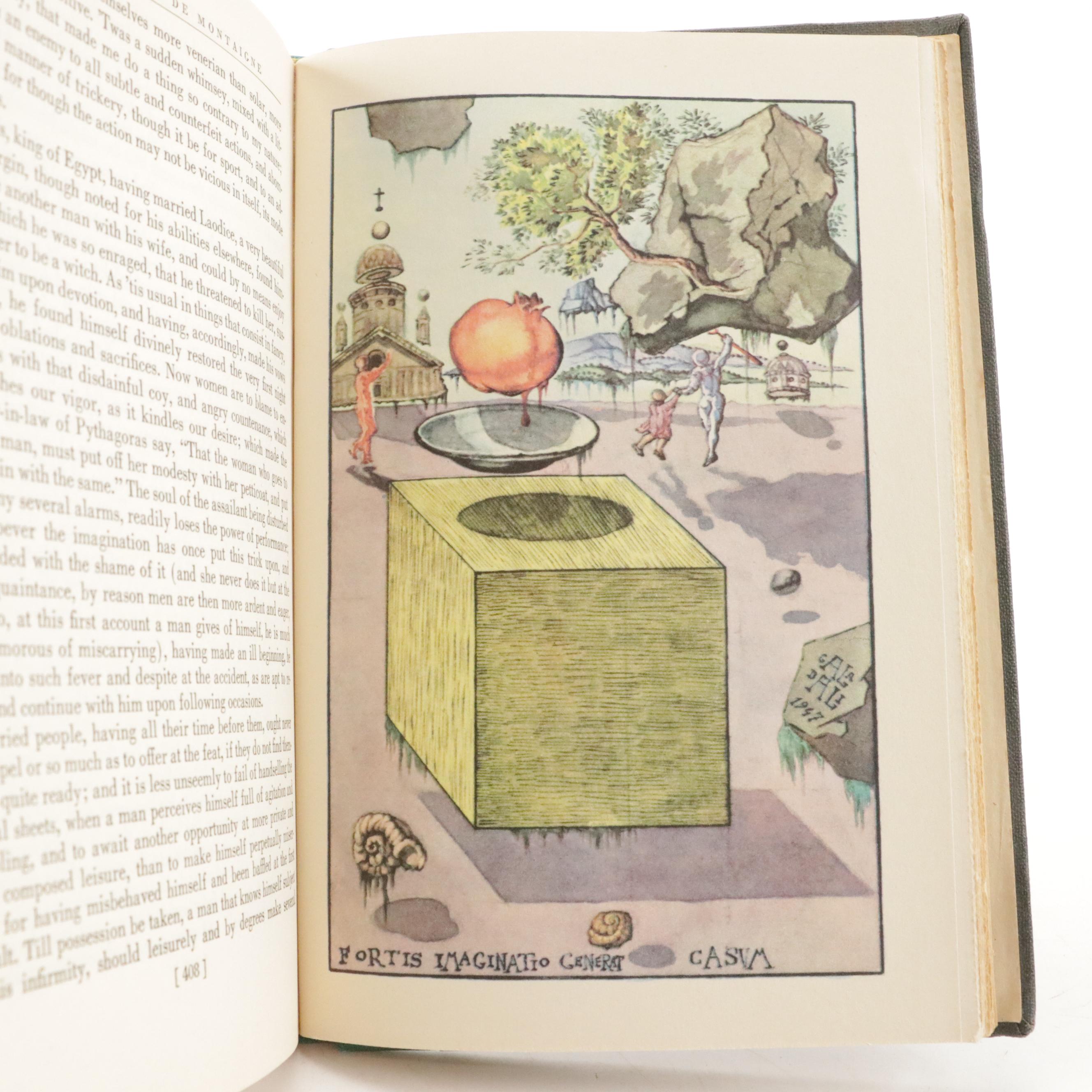 Salvador Dalí Illustrated "Essays of Michel de Montaigne," 1948 EBTH