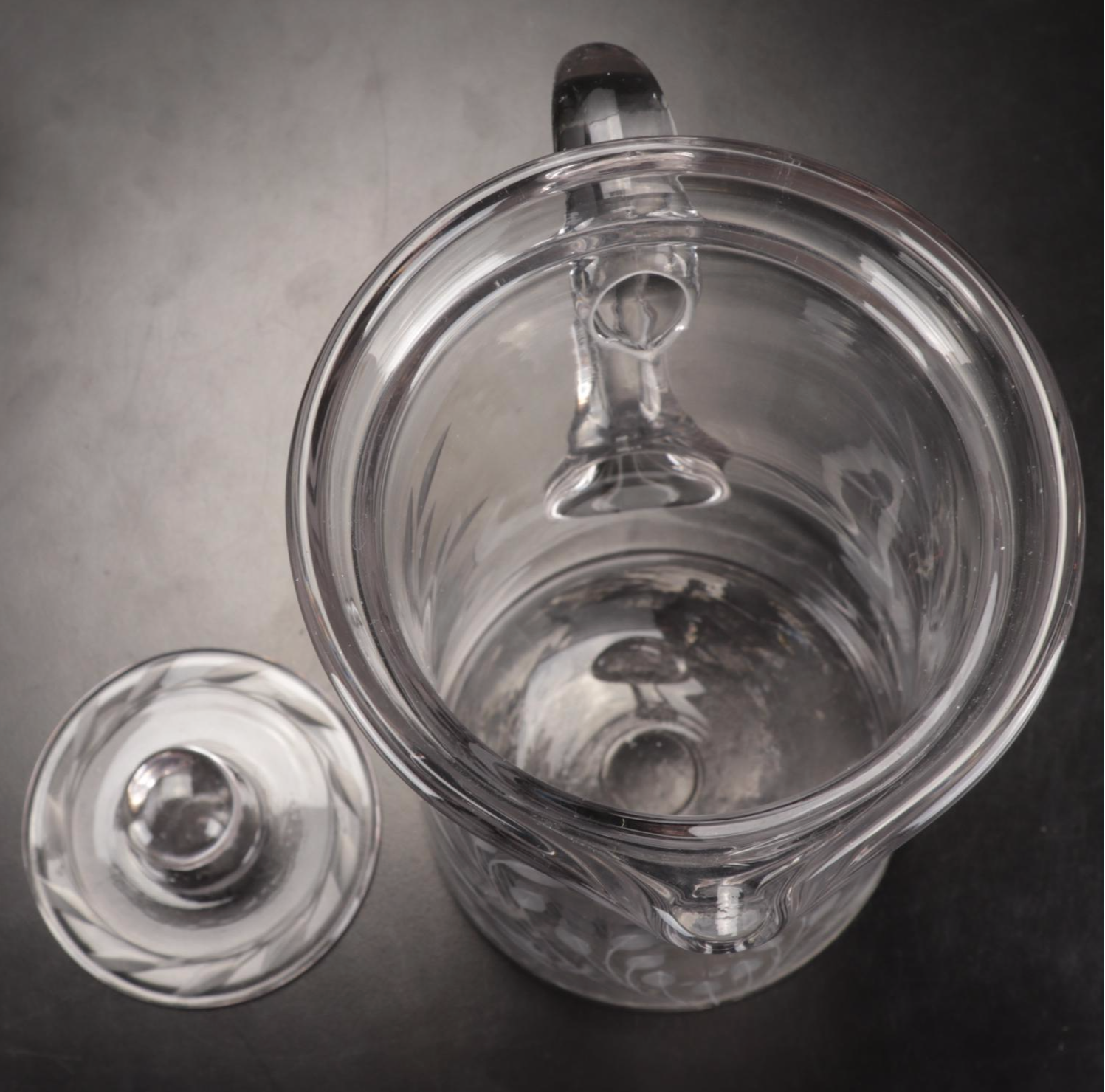 Lenox "Butterfly Meadow" Wine Glasses with Suspended Decanter and Pitcher