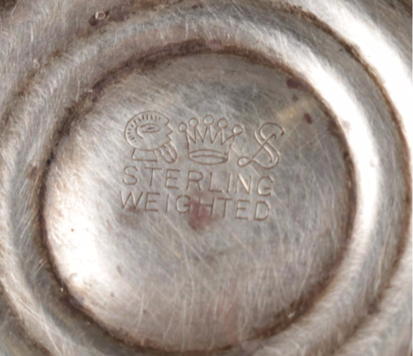 Imperial Glass "Cape Cod Clear" Stemware and Decanter with Sterling Shakers