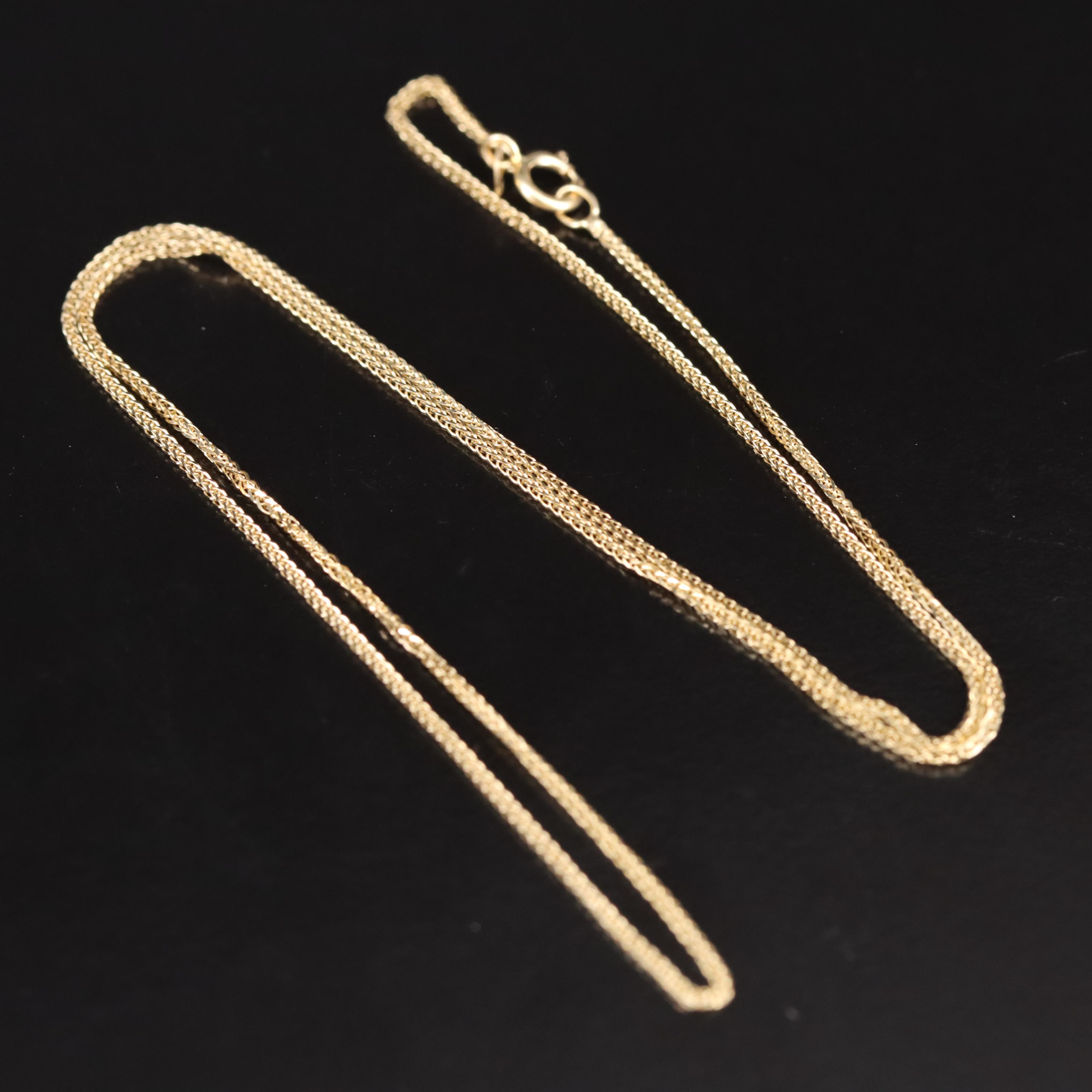 Italian 14K Chain Necklace