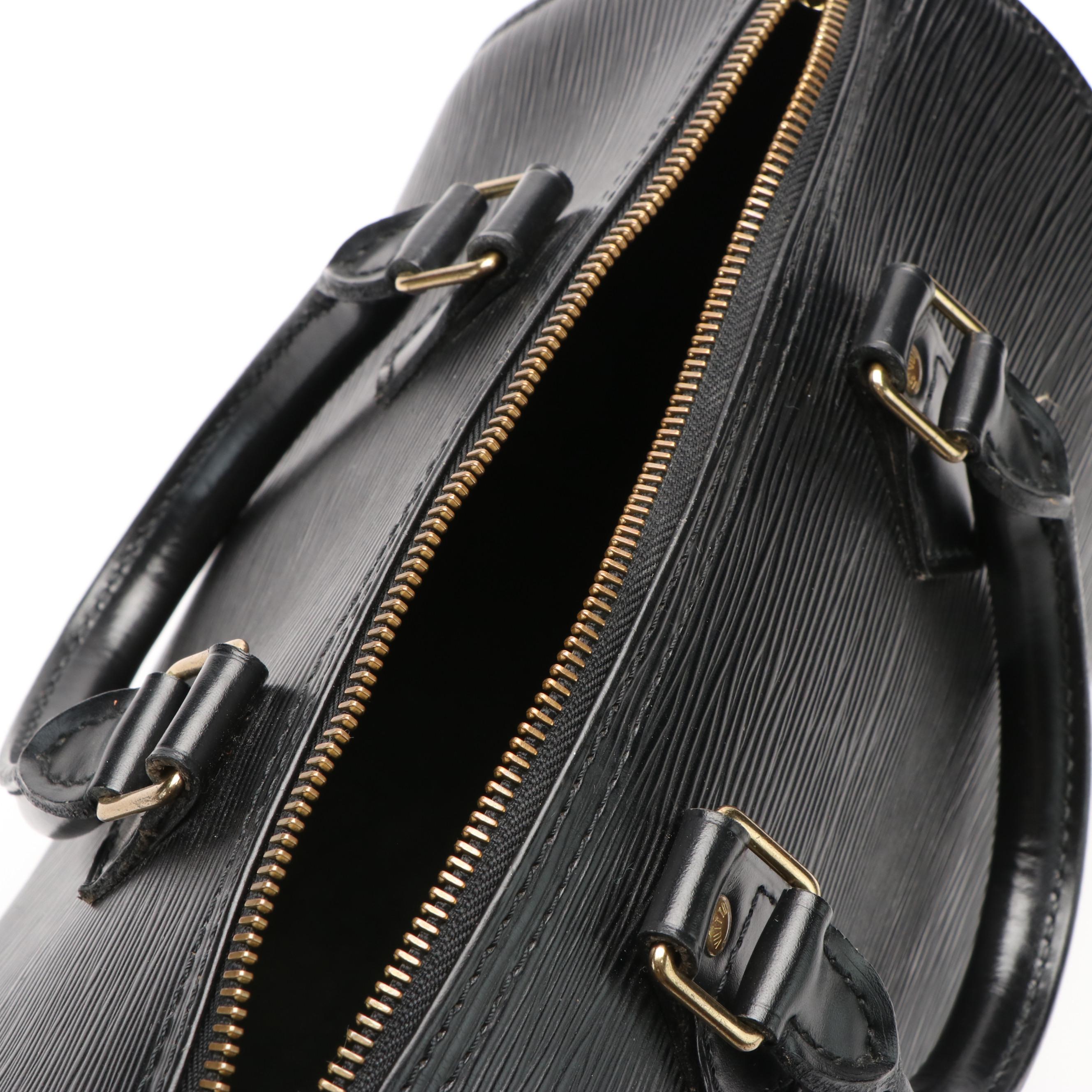 Louis Vuitton Speedy 25 Black Epi Leather Handle Bag