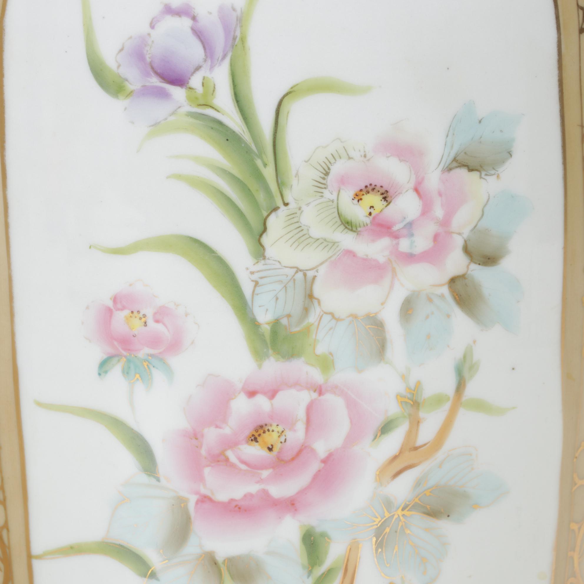 Imperial Nippon Hand-Painted Porcelain Vases