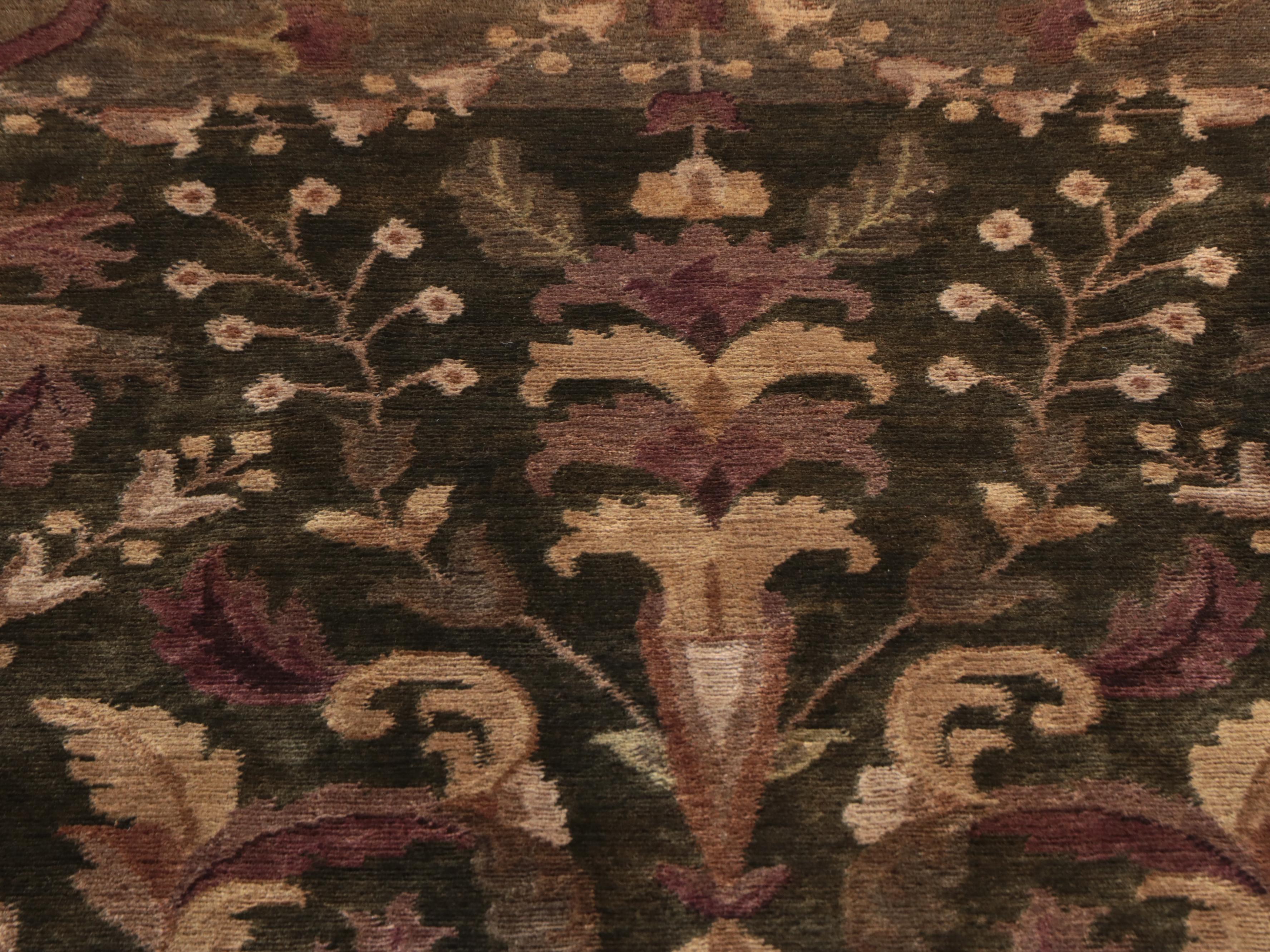 8'1 x 11'3 Hand-Knotted Kargil Collection Indian Jaipur Area Rug | EBTH