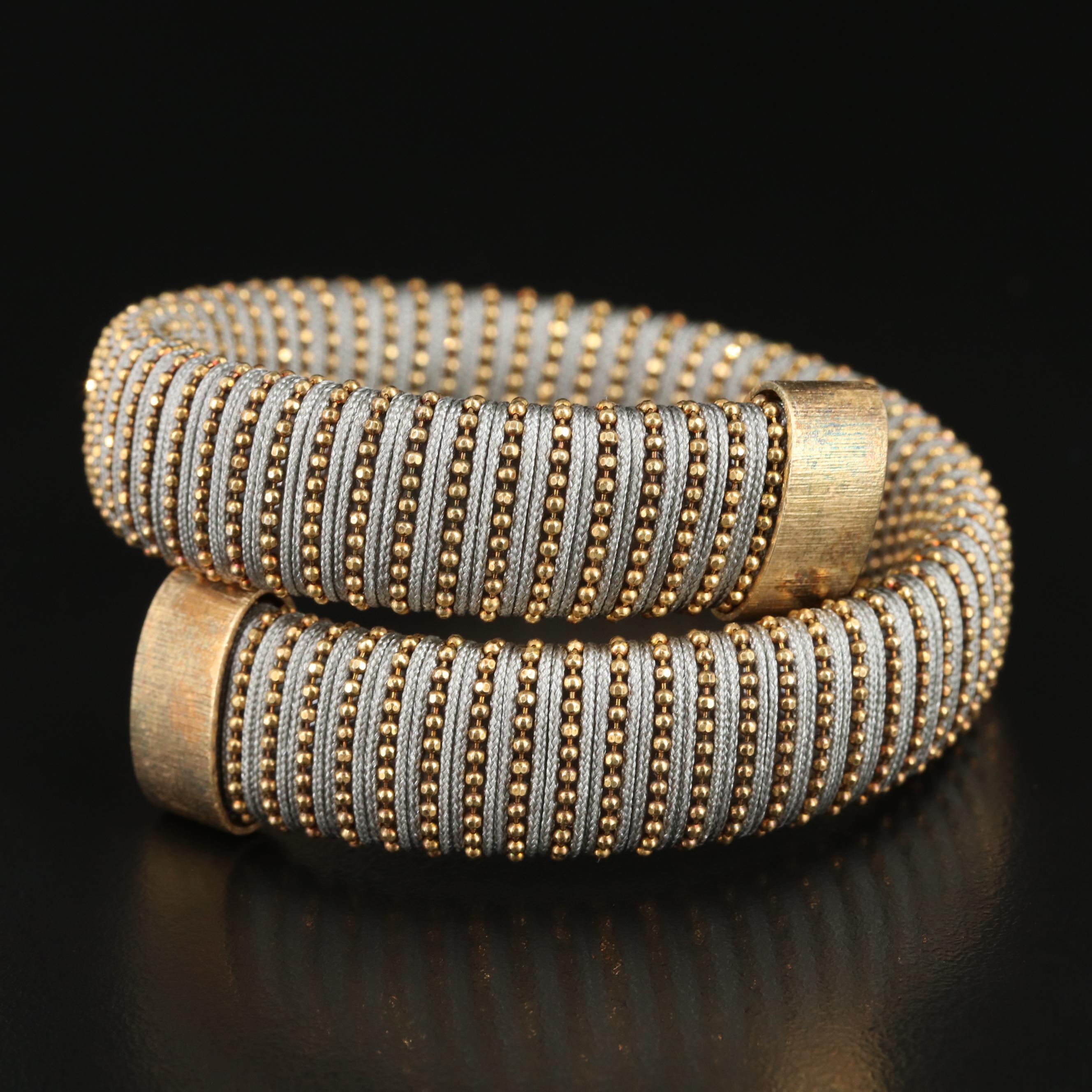 Carolina Bucci Sterling "Caro Cuff" Flexible Bracelet