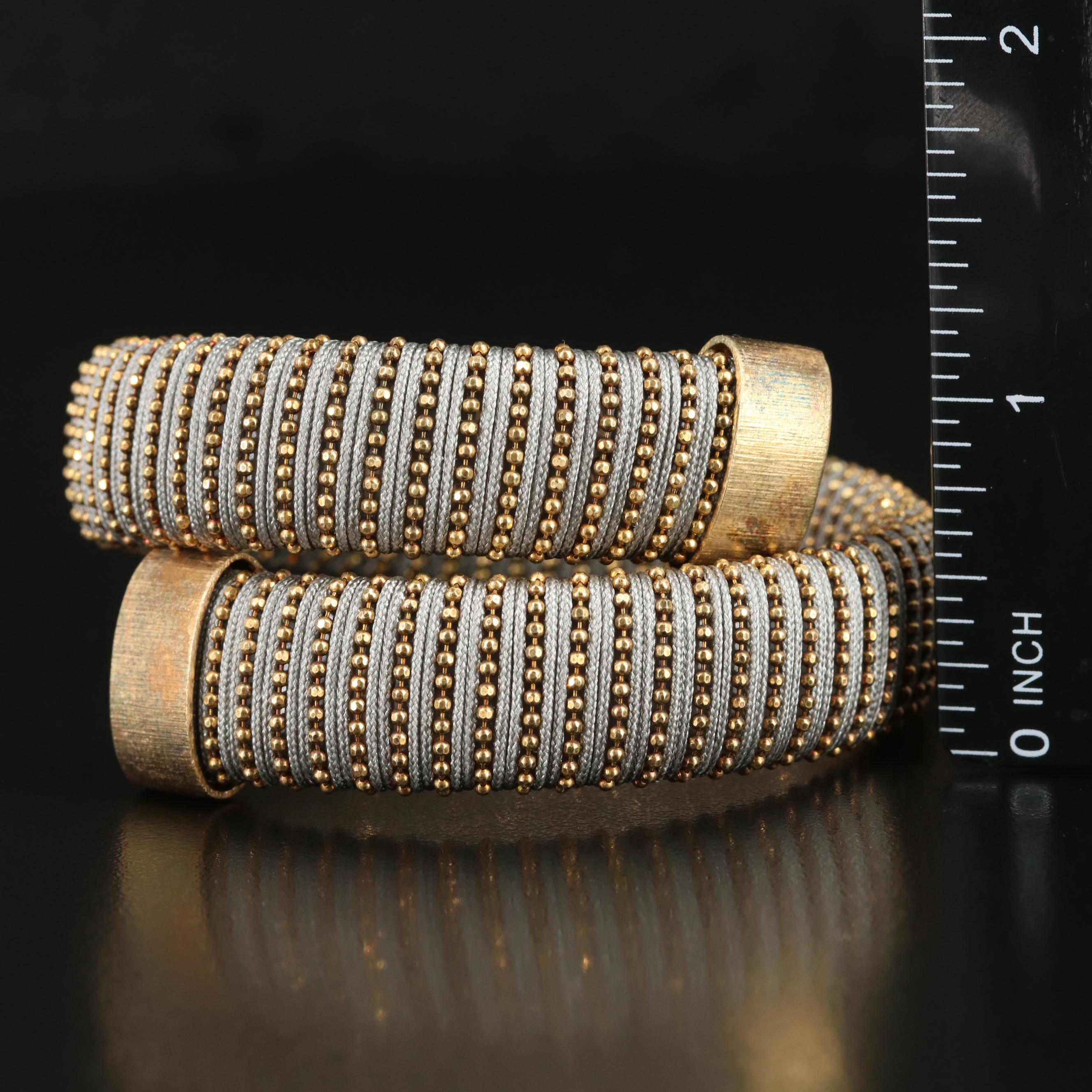 Carolina Bucci Sterling "Caro Cuff" Flexible Bracelet
