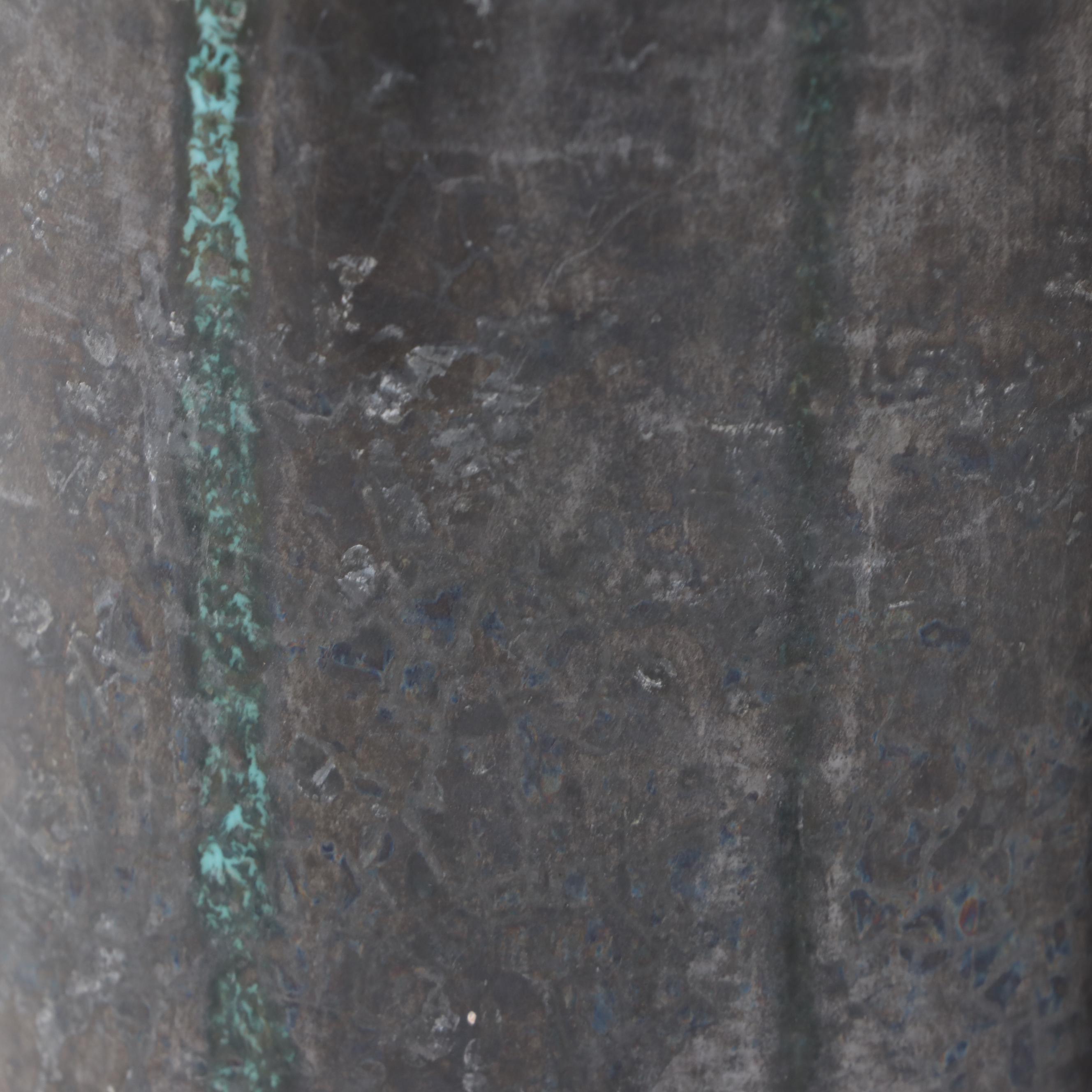 Bottle Form Vase with Other Glazed Vases and Planters