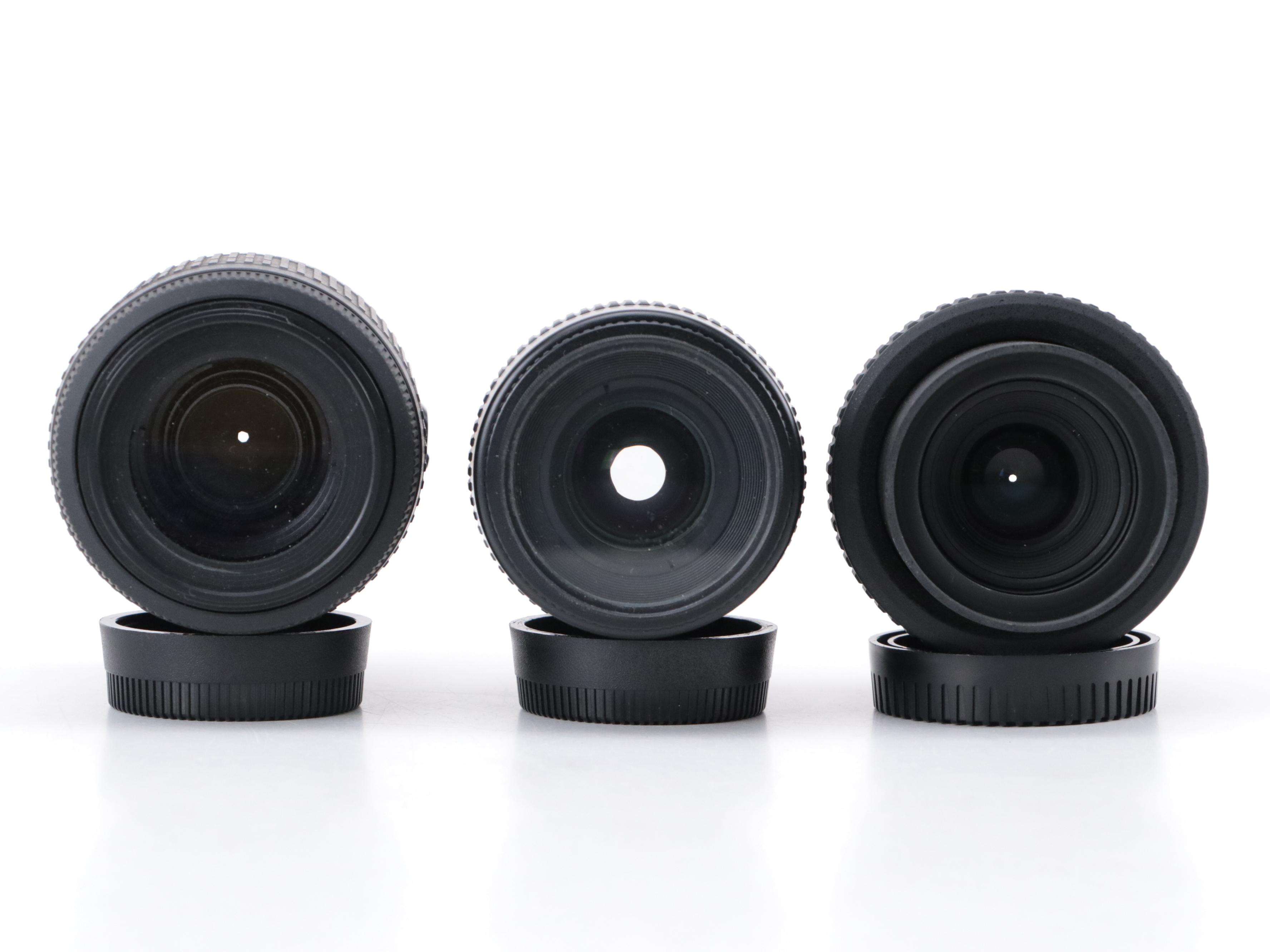 Nikon D5000 Digital Camera and N60 SLR Camera with Camera Accessories